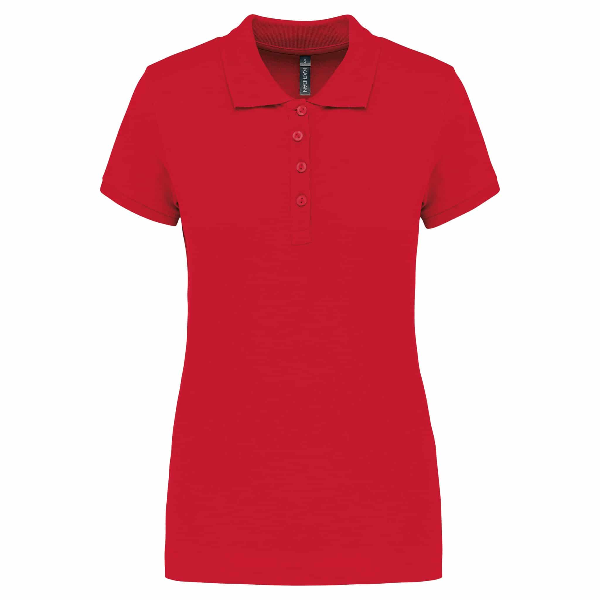 Miniature 28 pour Polo piqué manches courtes femme