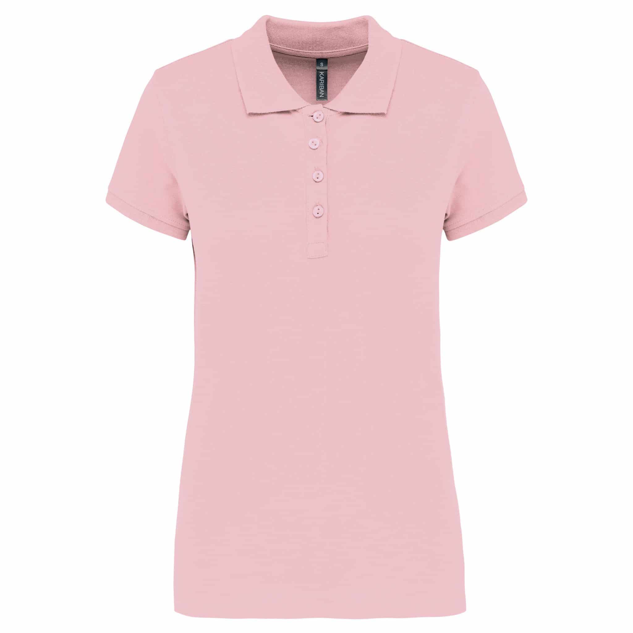 Miniature 26 pour Polo piqué manches courtes femme