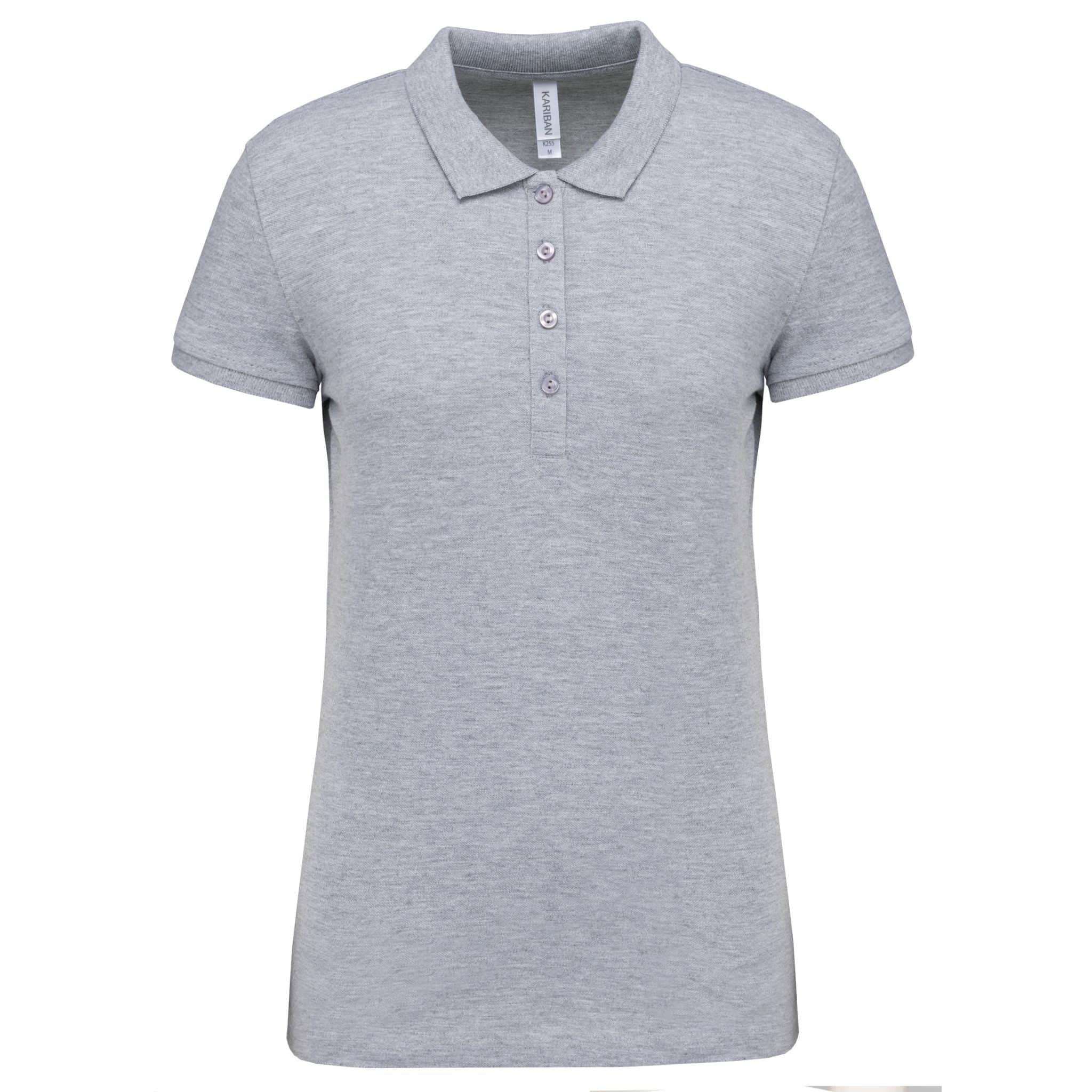 Miniature 25 pour Polo piqué manches courtes femme
