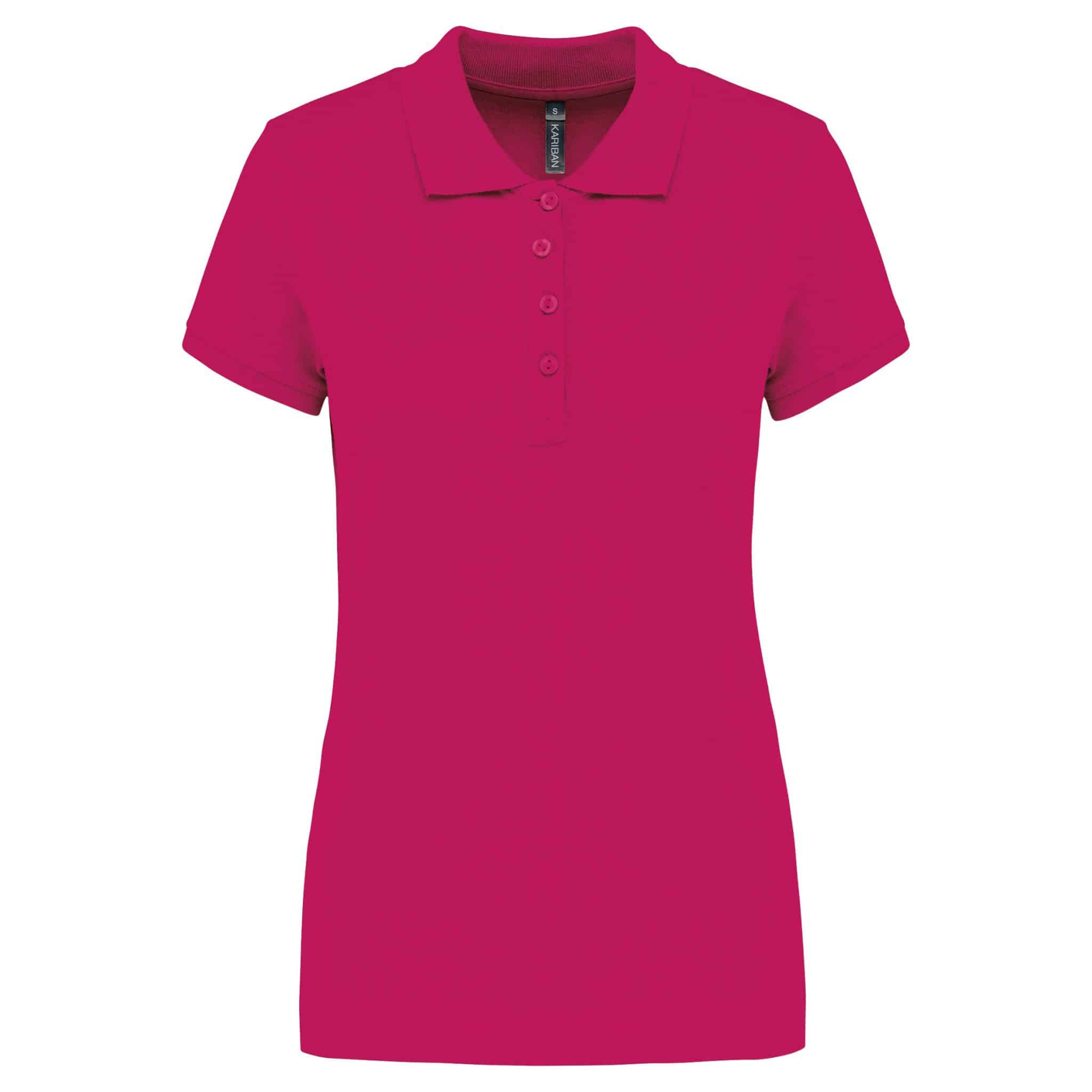 Miniature 18 pour Polo piqué manches courtes femme