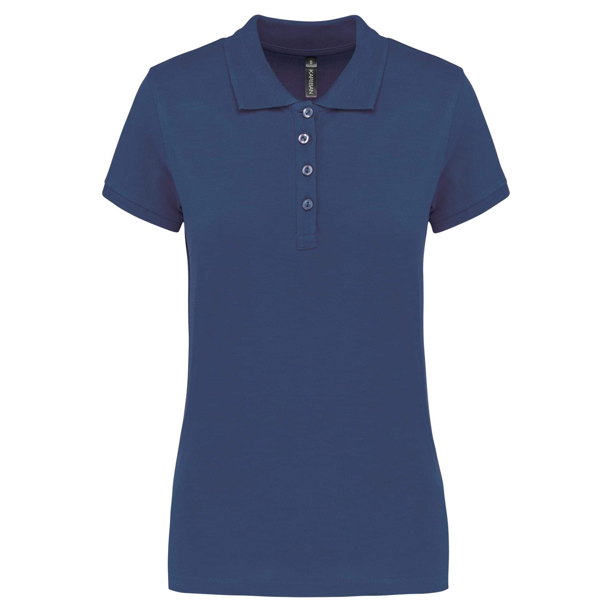 Miniature 16 pour Polo piqué manches courtes femme
