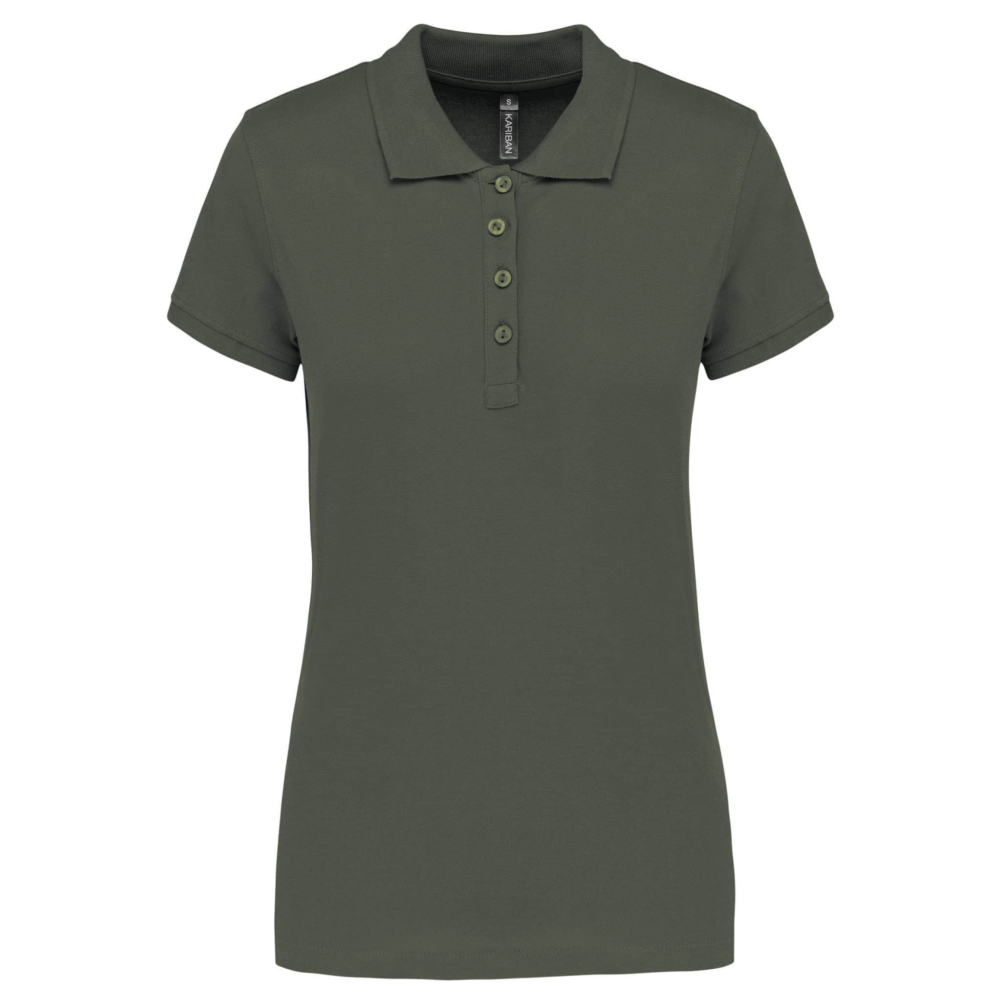 Miniature 15 pour Polo piqué manches courtes femme