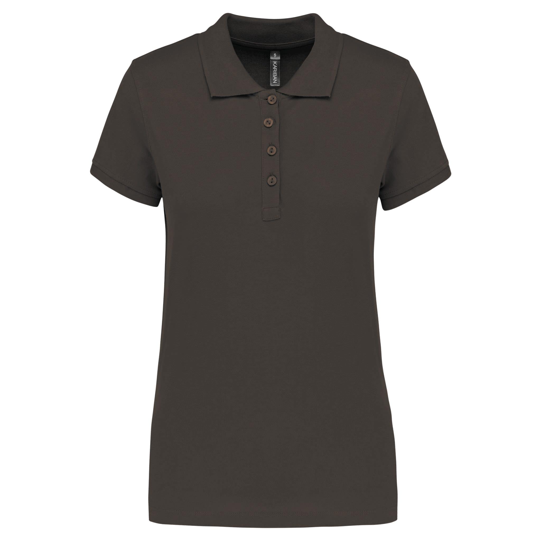 Miniature 14 pour Polo piqué manches courtes femme