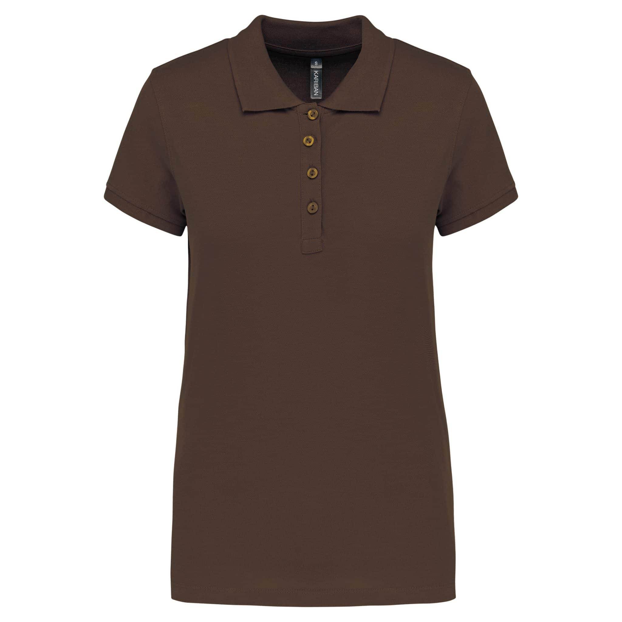 Miniature 13 pour Polo piqué manches courtes femme