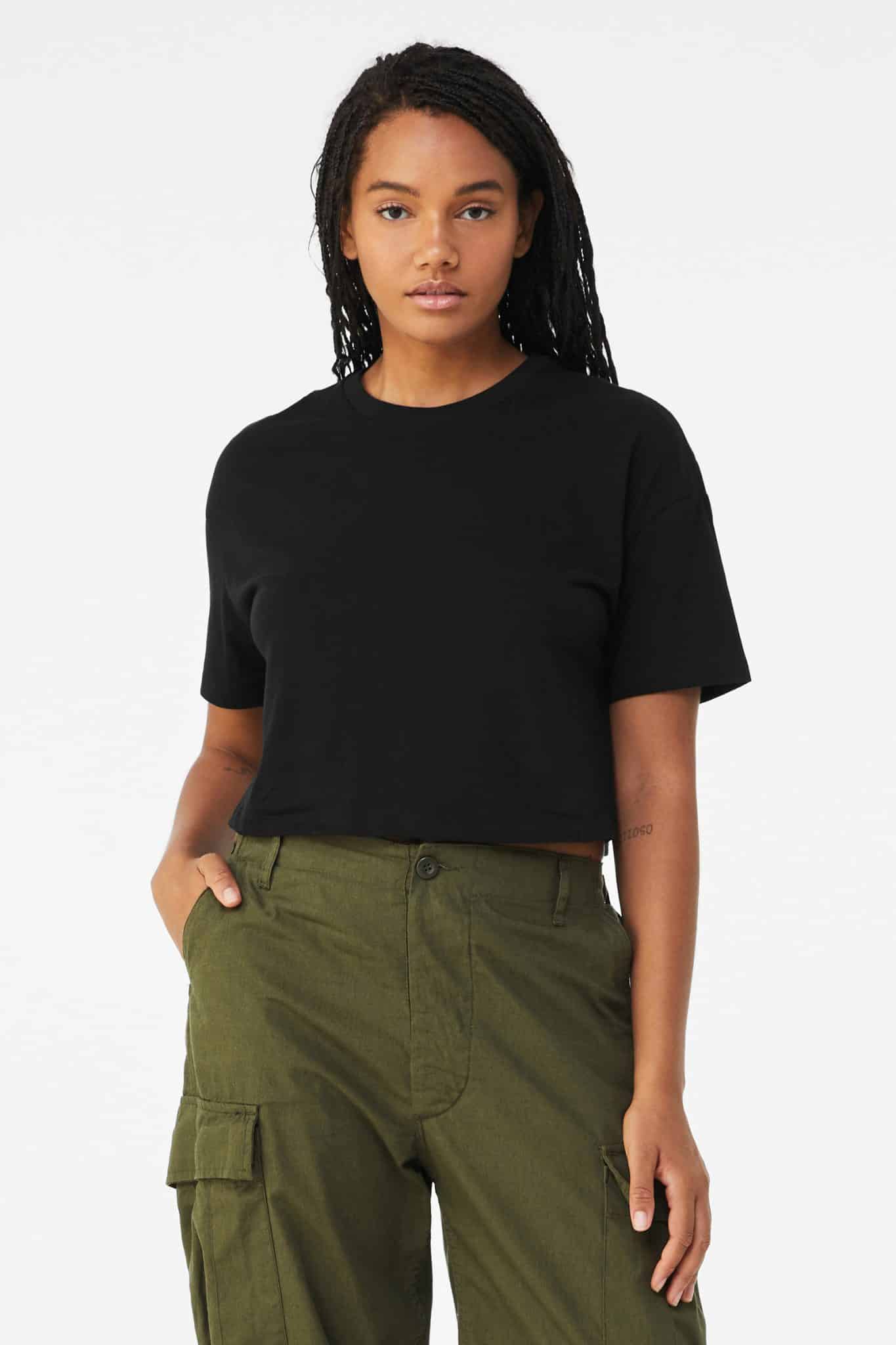 Miniature 5 pour T-shirt crop femme