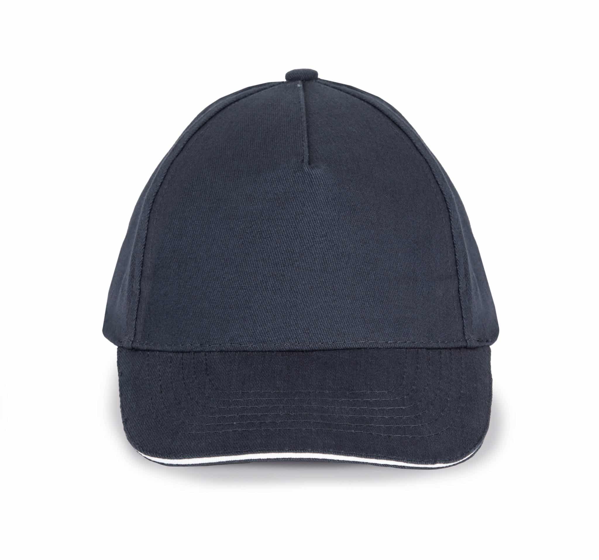 Miniature 12 pour Casquette enfant avec sandwich contrasté - 5 panneaux
