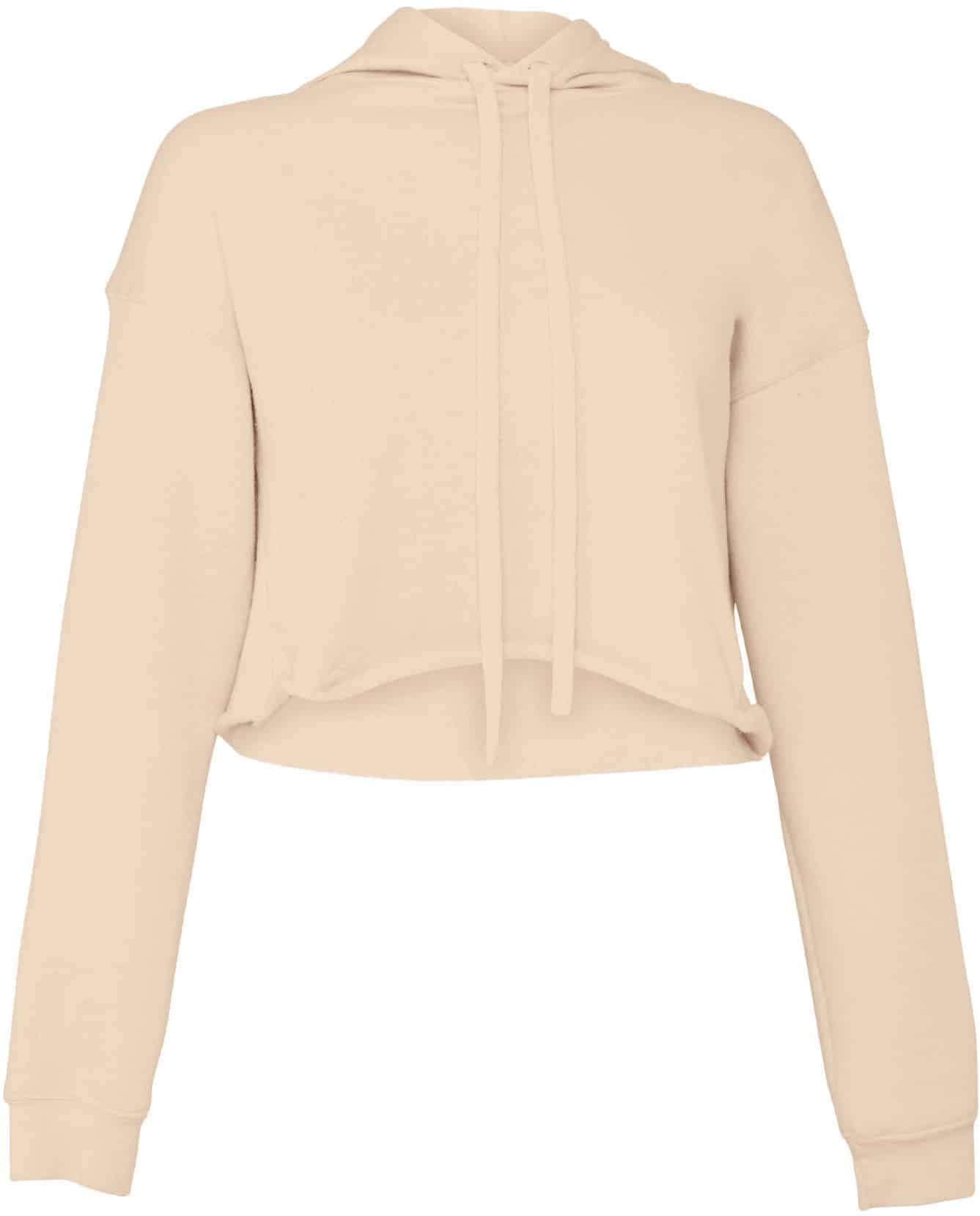 Miniature 28 pour Sweat-shirt crop à capuche femme