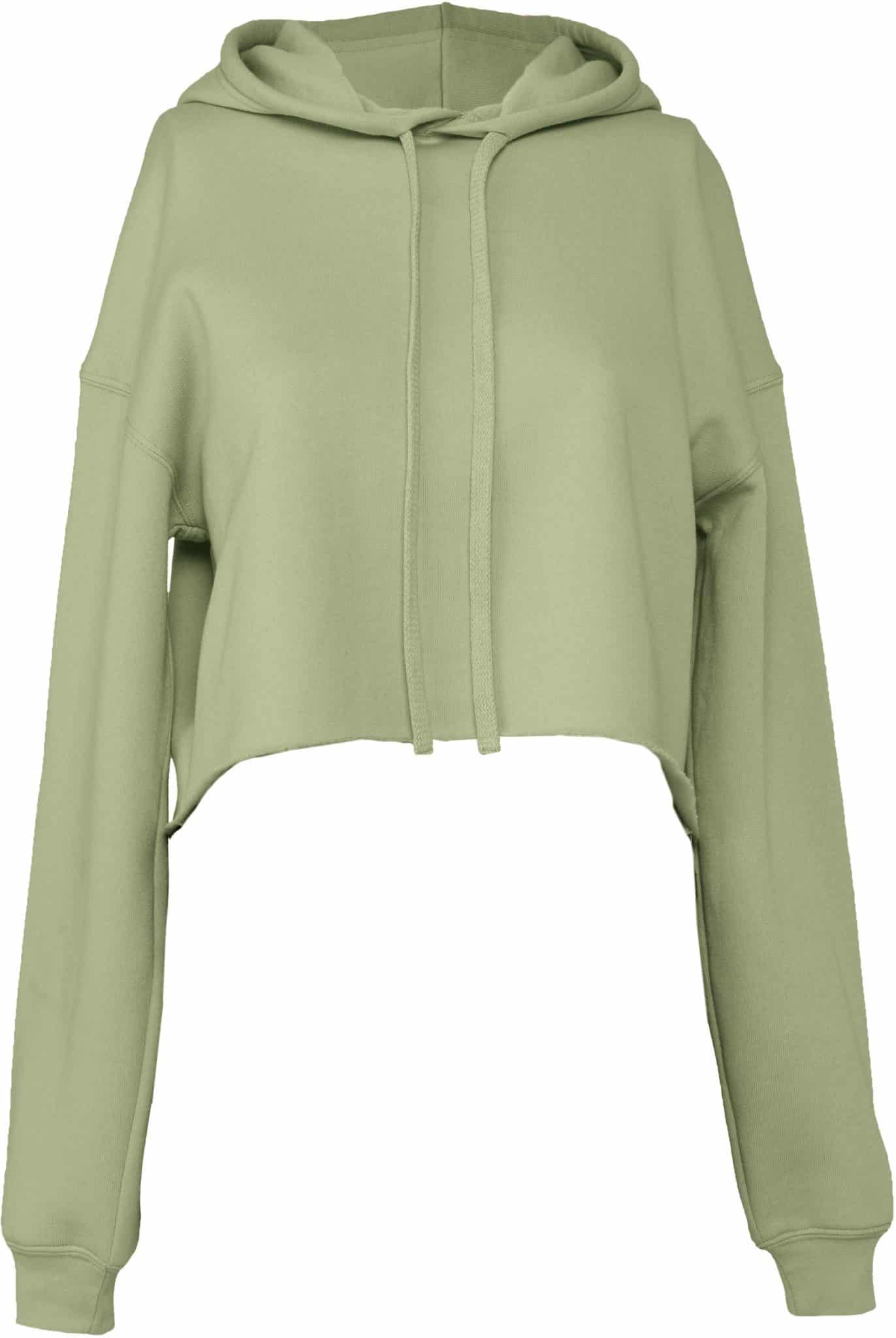 Miniature 29 pour Sweat-shirt crop à capuche femme