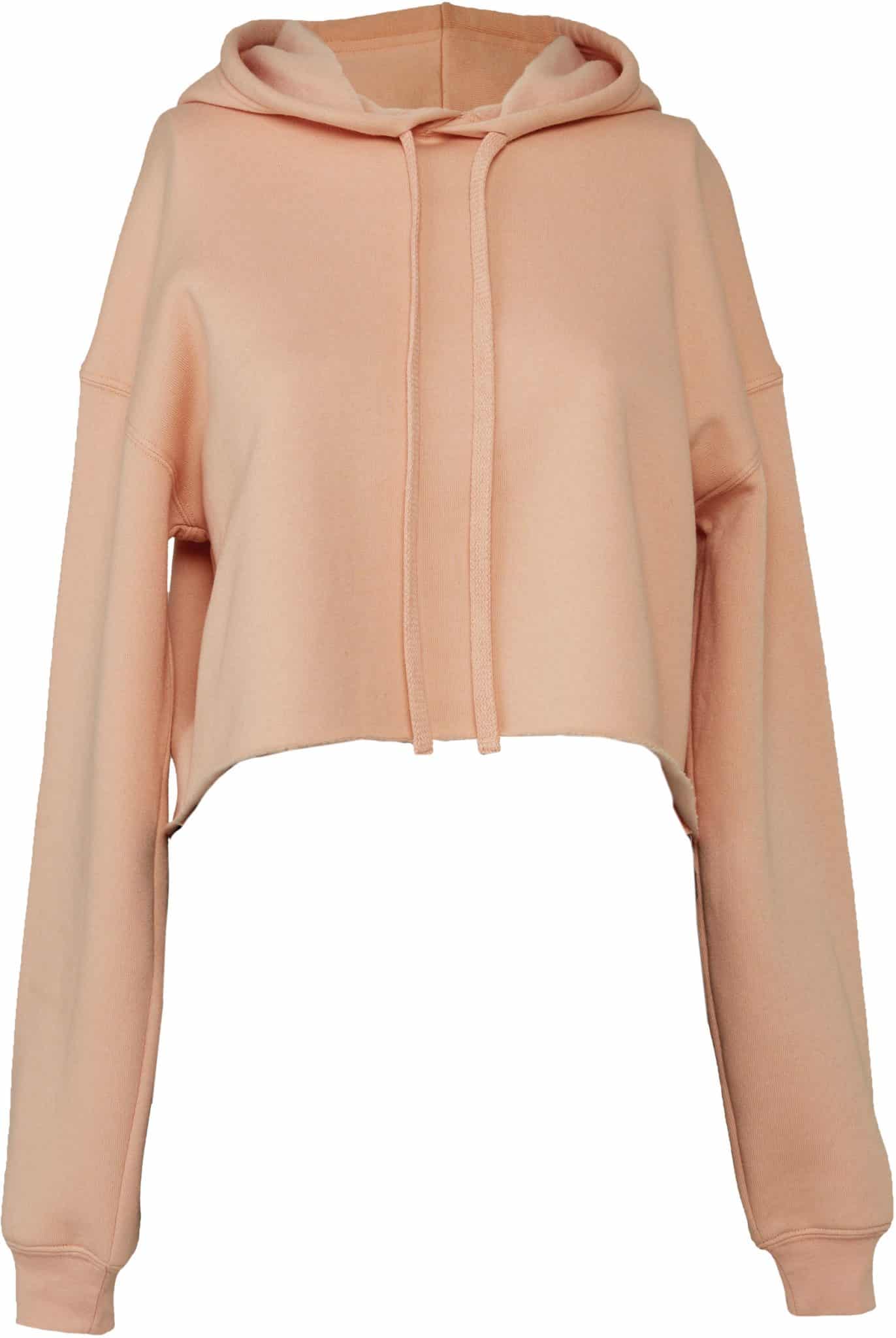 Miniature 30 pour Sweat-shirt crop à capuche femme