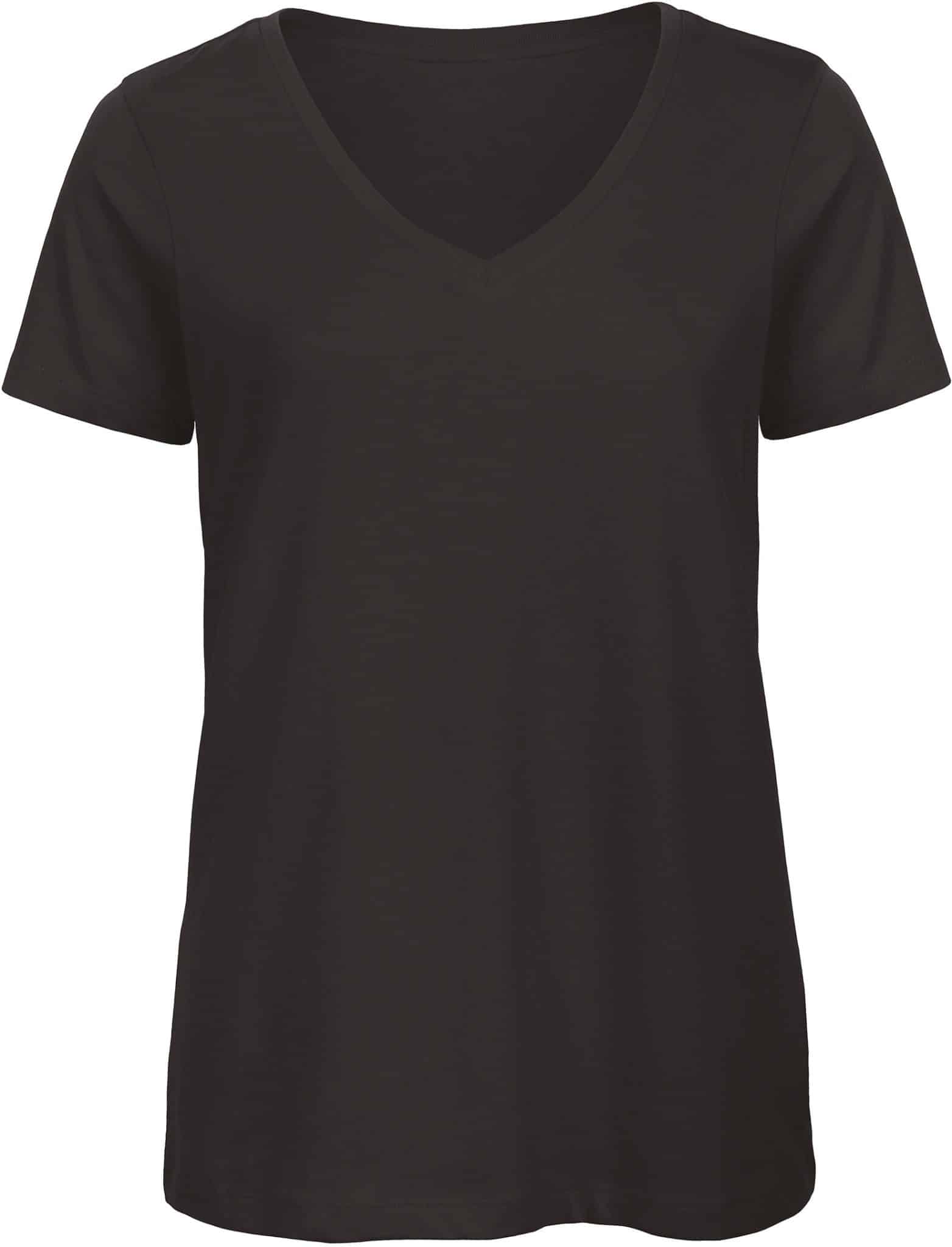 Miniature 3 pour T-shirt Organic Inspire col V Femme