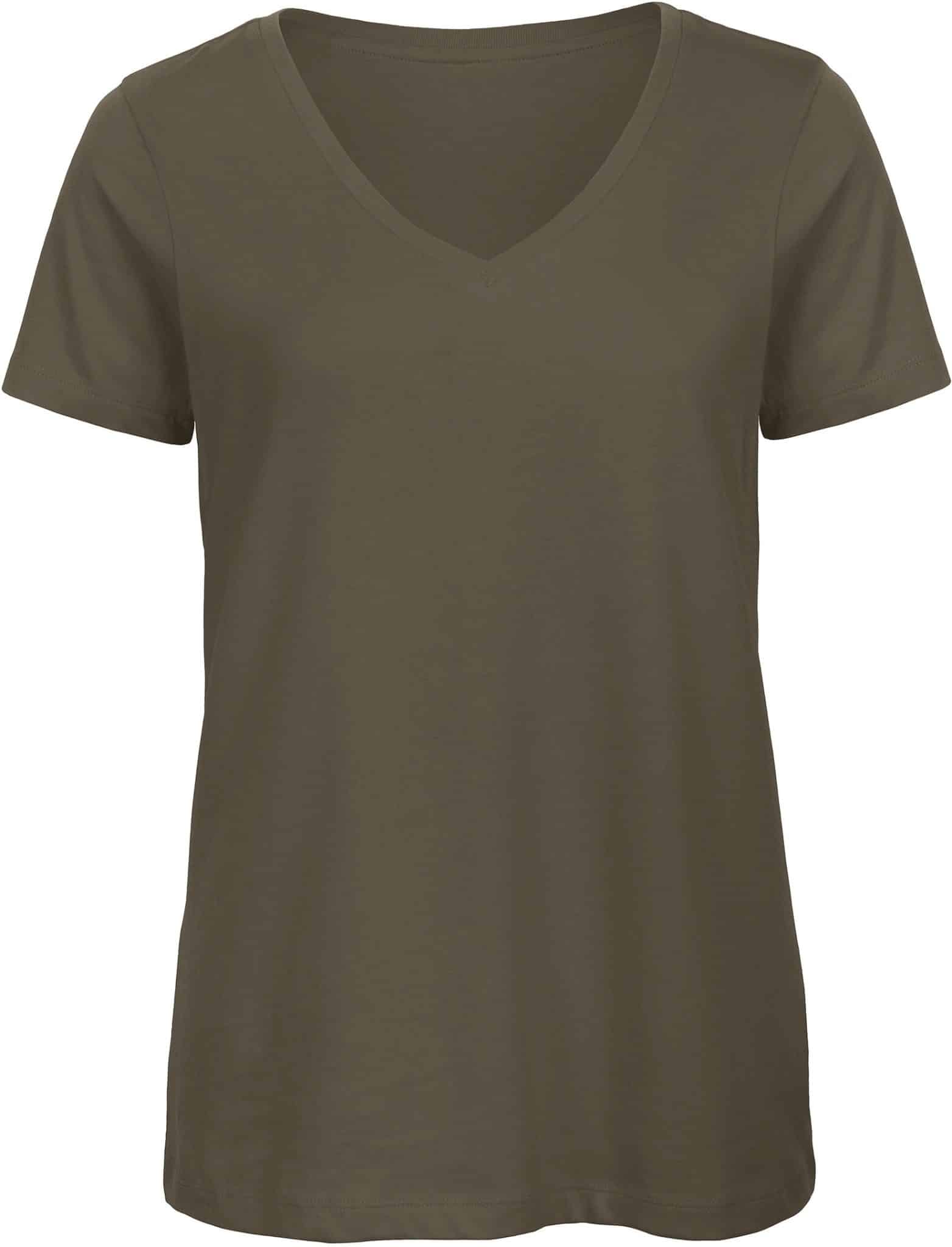 Miniature 4 pour T-shirt Organic Inspire col V Femme