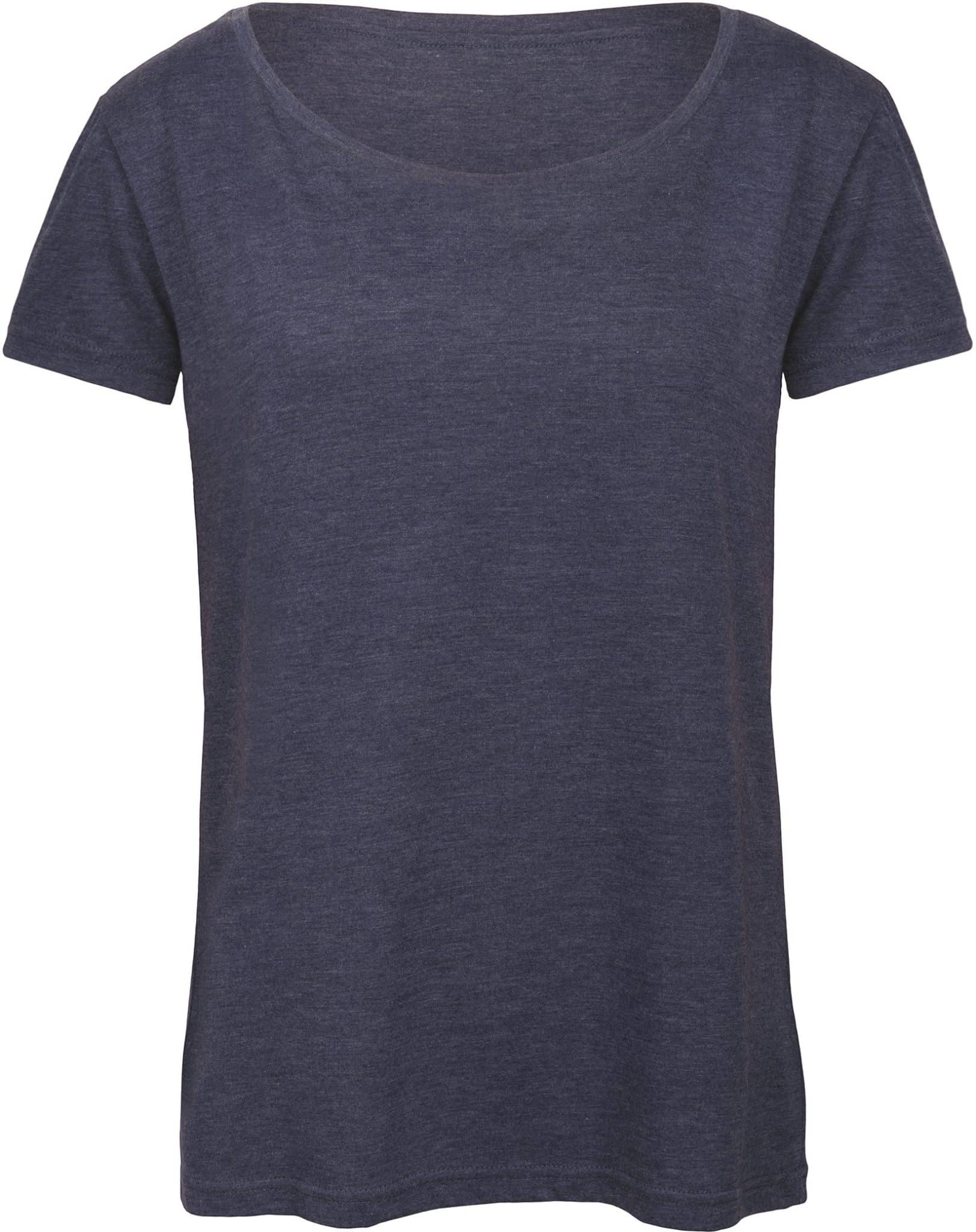 Miniature 6 pour T-shirt Triblend col rond Femme