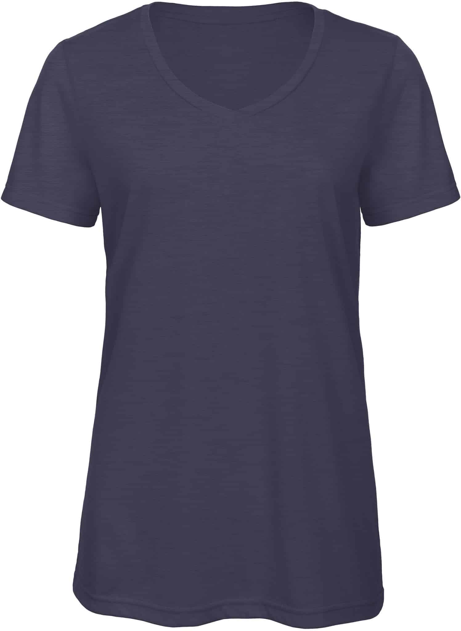 Miniature 4 pour T-shirt Triblend col V Femme