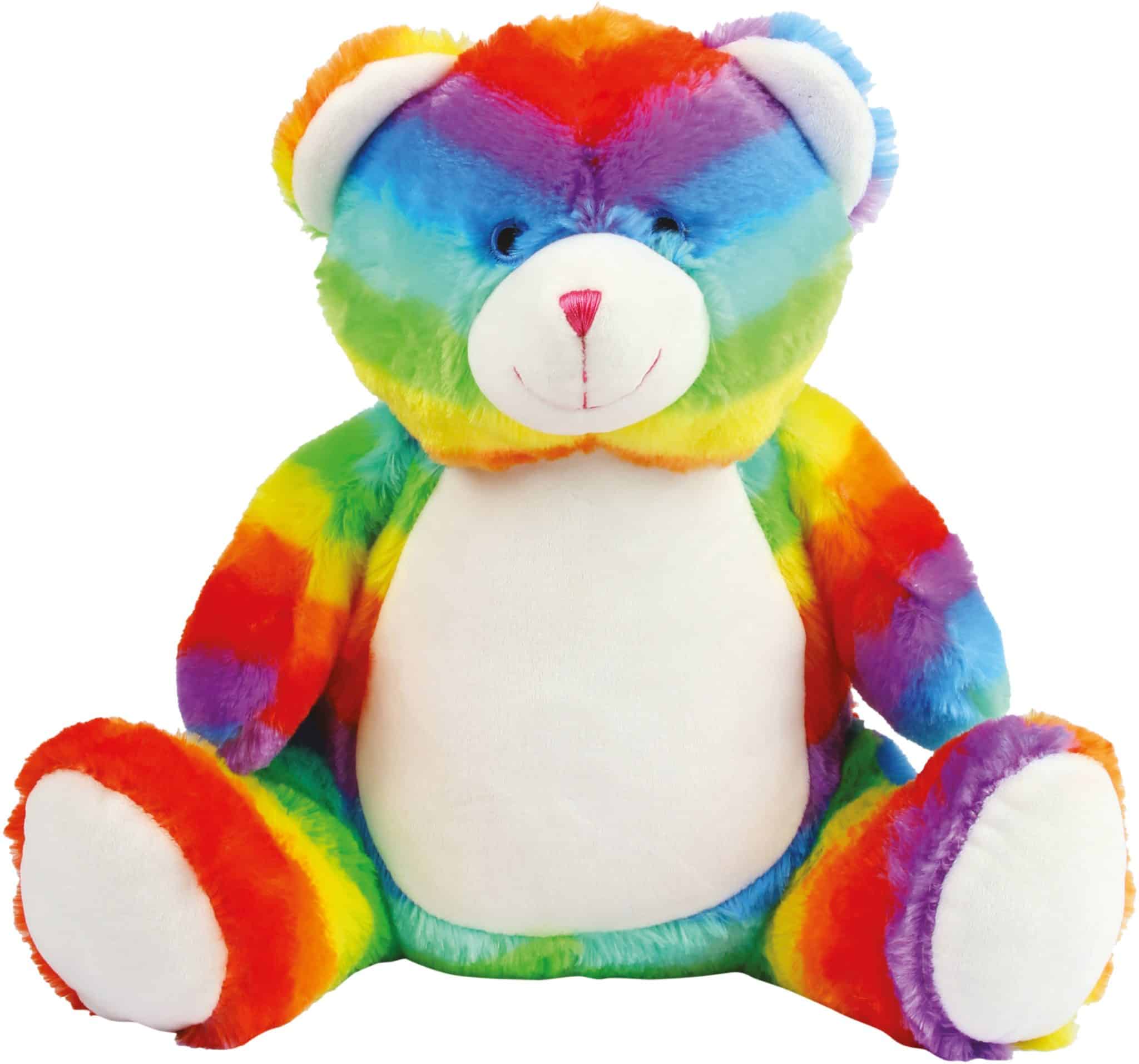Miniature 5 pour Peluche zippée Ours multicolore