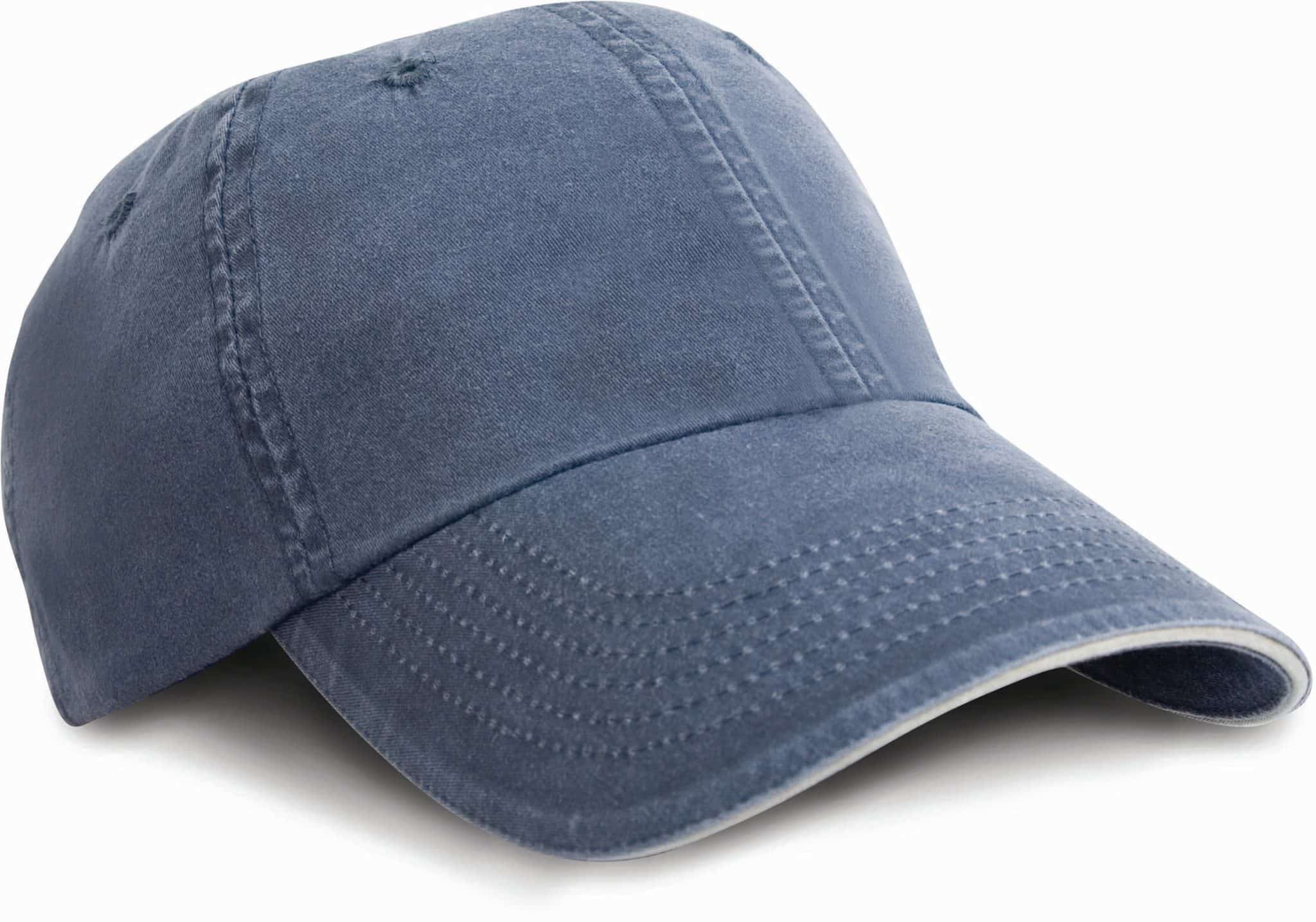 Miniature 7 pour Casquette coton fine ligne lavé avec visière sandwich