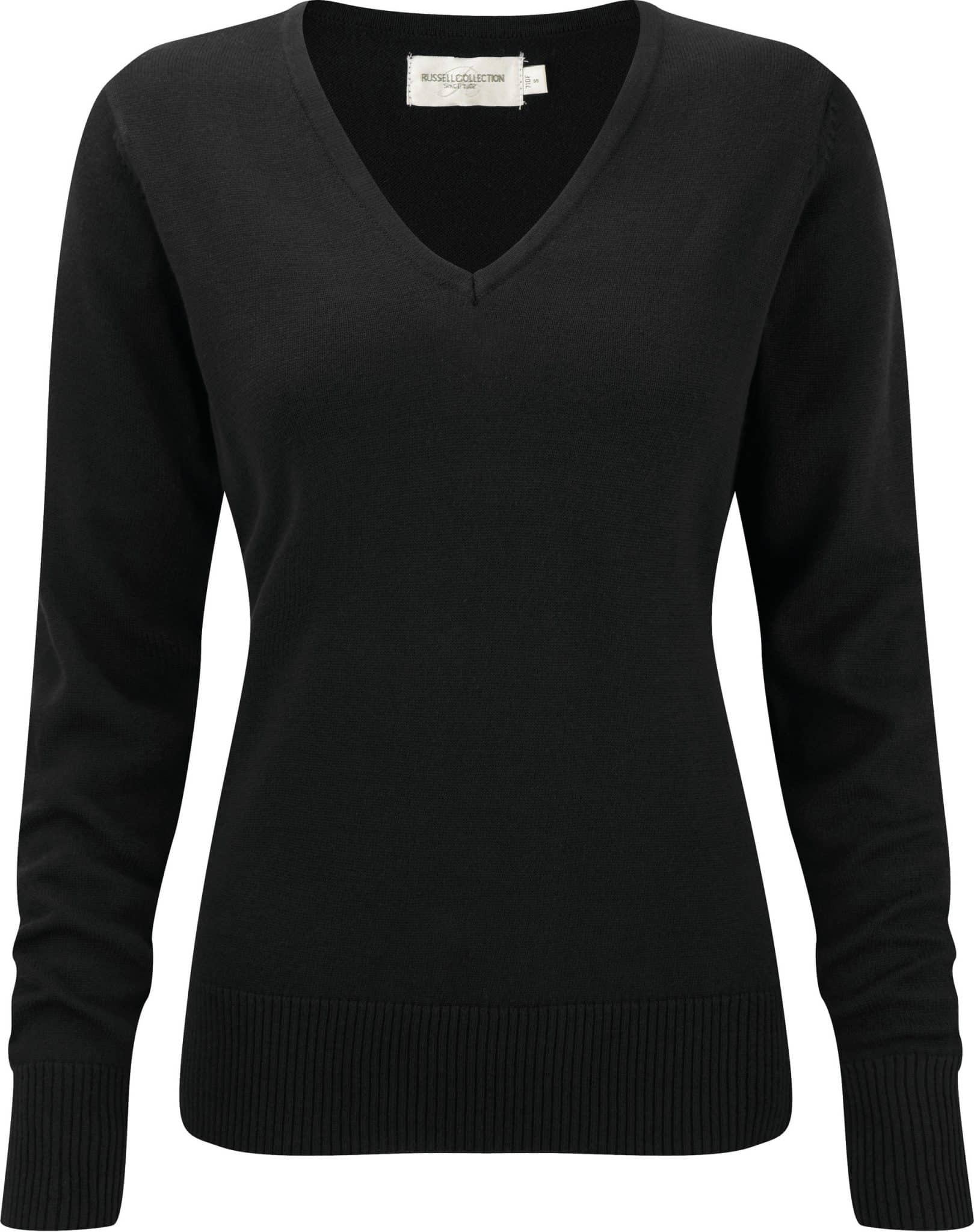 Miniature 3 pour Pullover femme col v