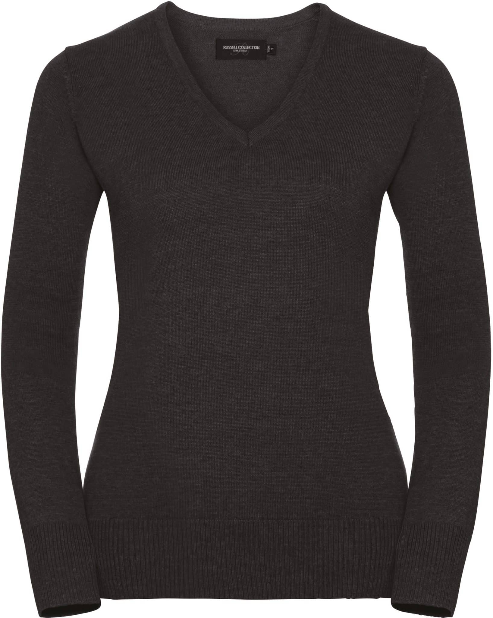 Miniature 4 pour Pullover femme col v