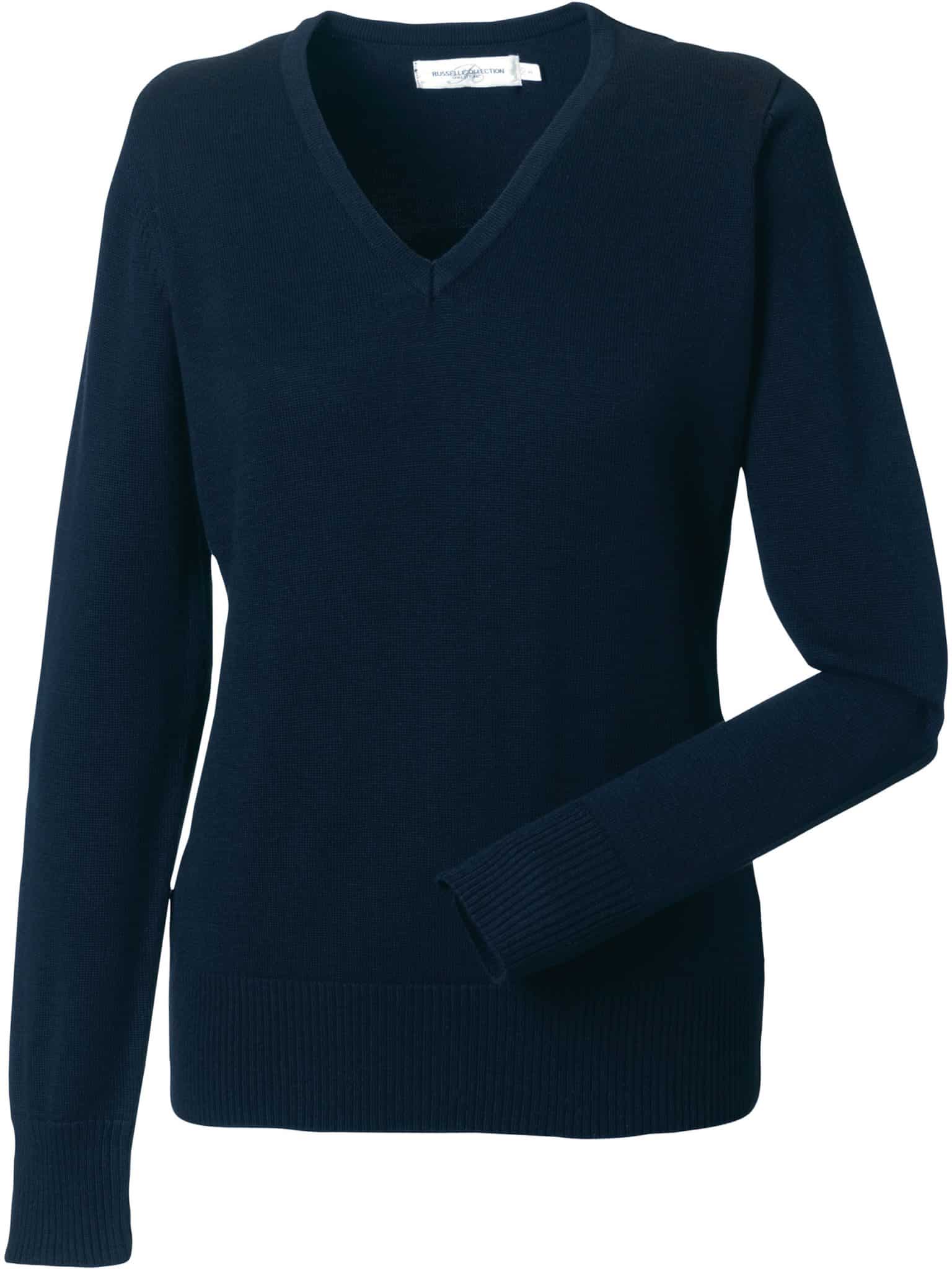 Miniature 5 pour Pullover femme col v