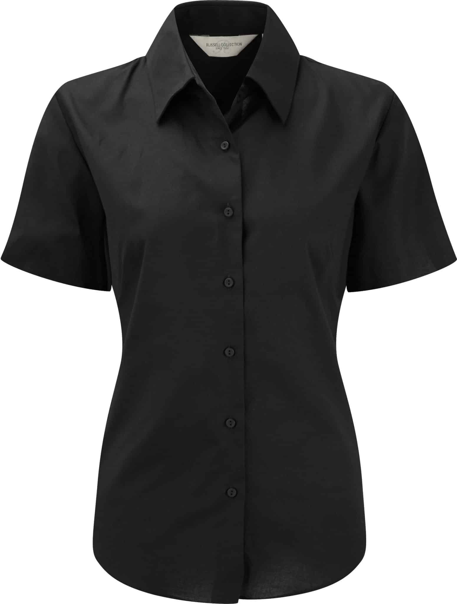 Miniature 6 pour Chemise femme manches courtes Oxford
