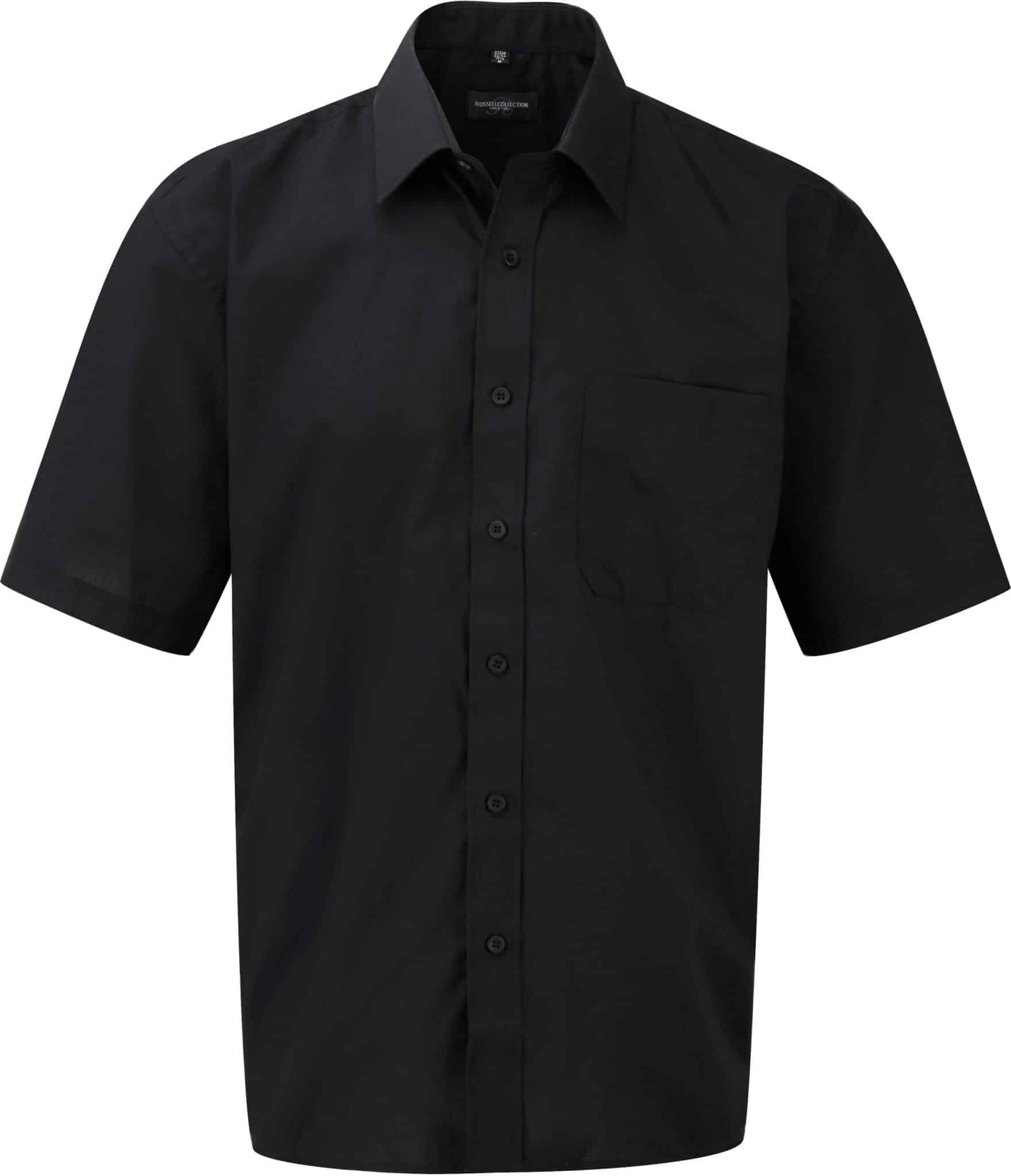 Miniature 3 pour Chemise homme popeline polycoton manches courtes