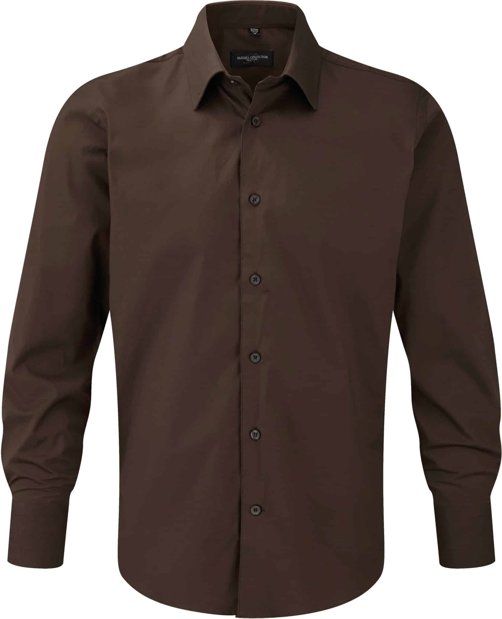 Miniature 4 pour Chemise fittée homme manches longues