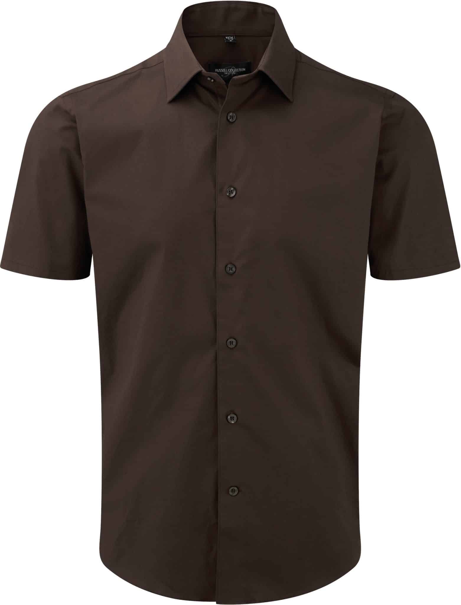 Miniature 4 pour Chemise fittée homme manches courtes