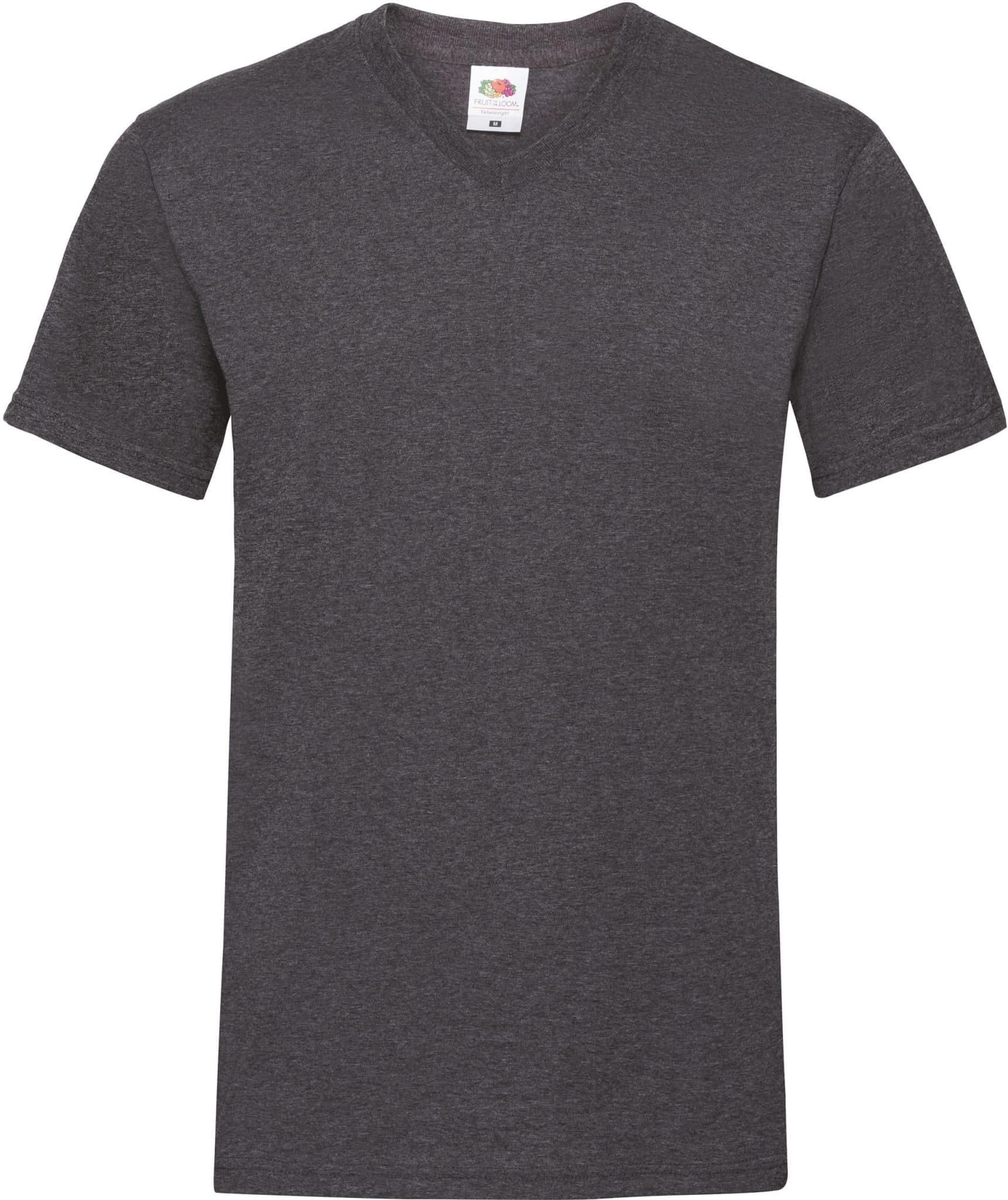 Miniature 5 pour T-shirt homme col v Valueweight (61-066-0)