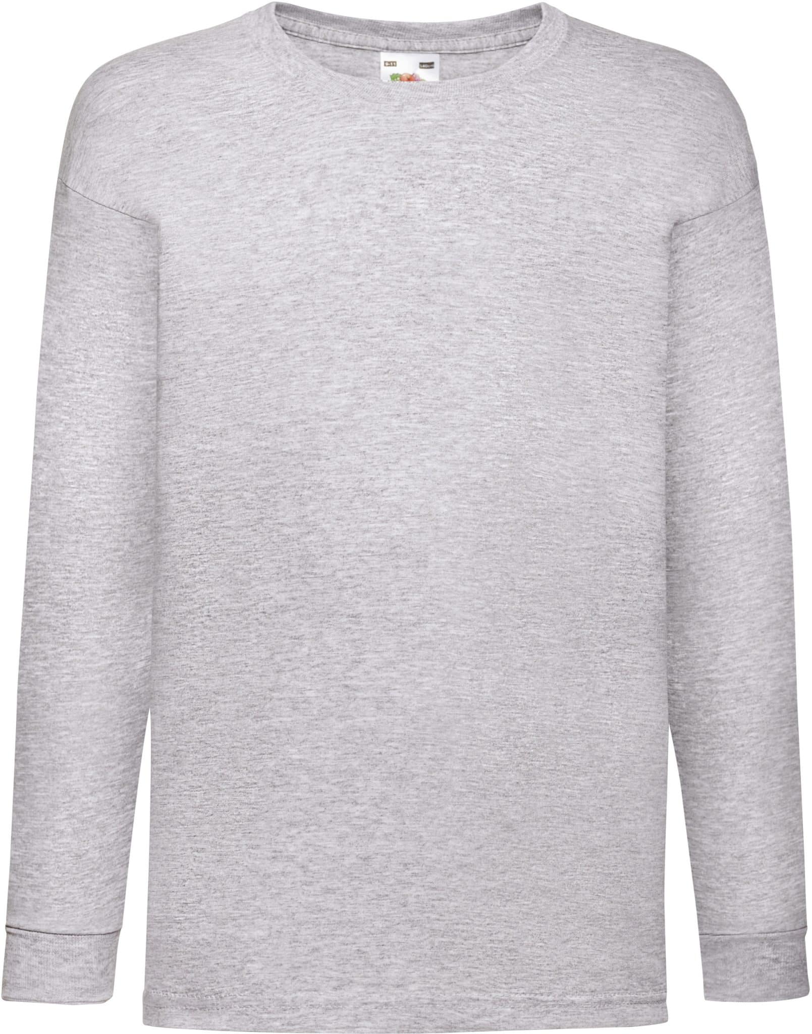 Miniature 4 pour T-shirt enfant manches longues Valueweight (61-007-0)