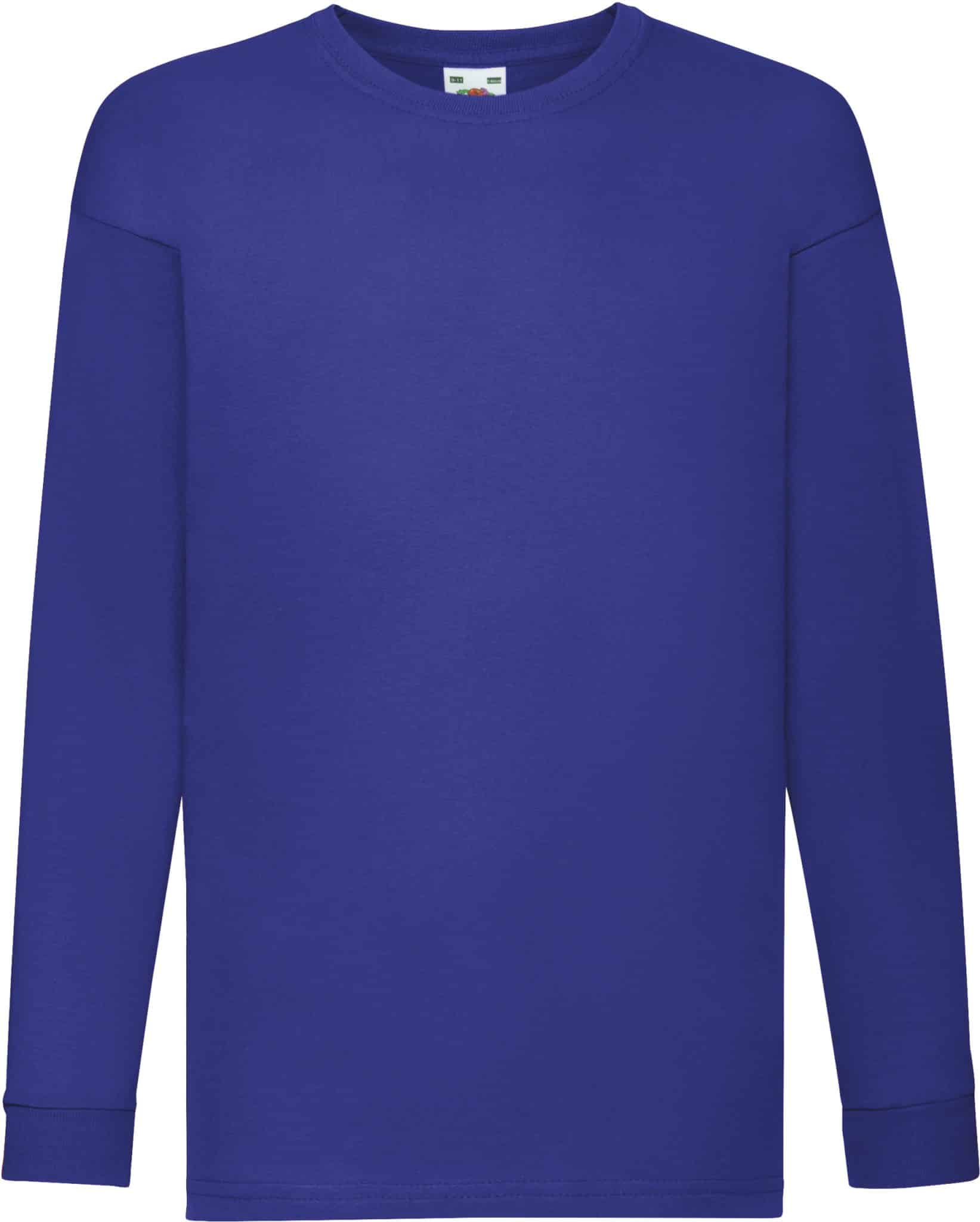 Miniature 6 pour T-shirt enfant manches longues Valueweight (61-007-0)