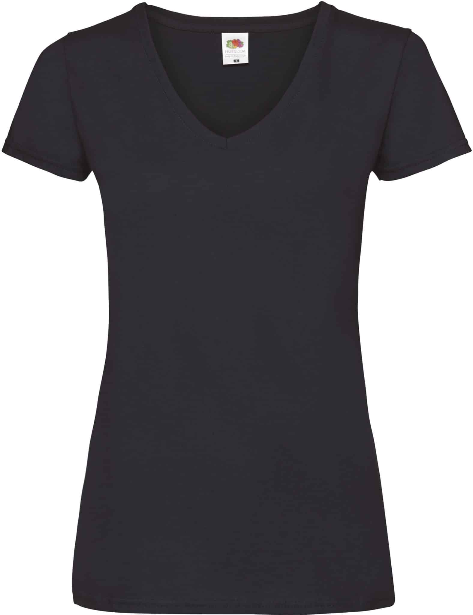 Miniature 4 pour T-shirt femme col v Valueweight (61-398-0)