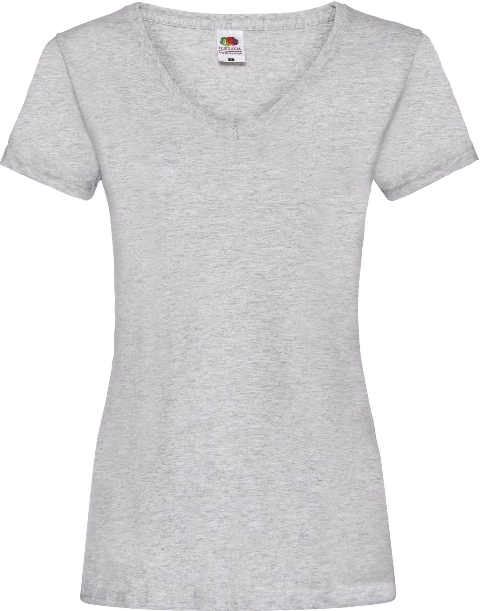 Miniature 5 pour T-shirt femme col v Valueweight (61-398-0)