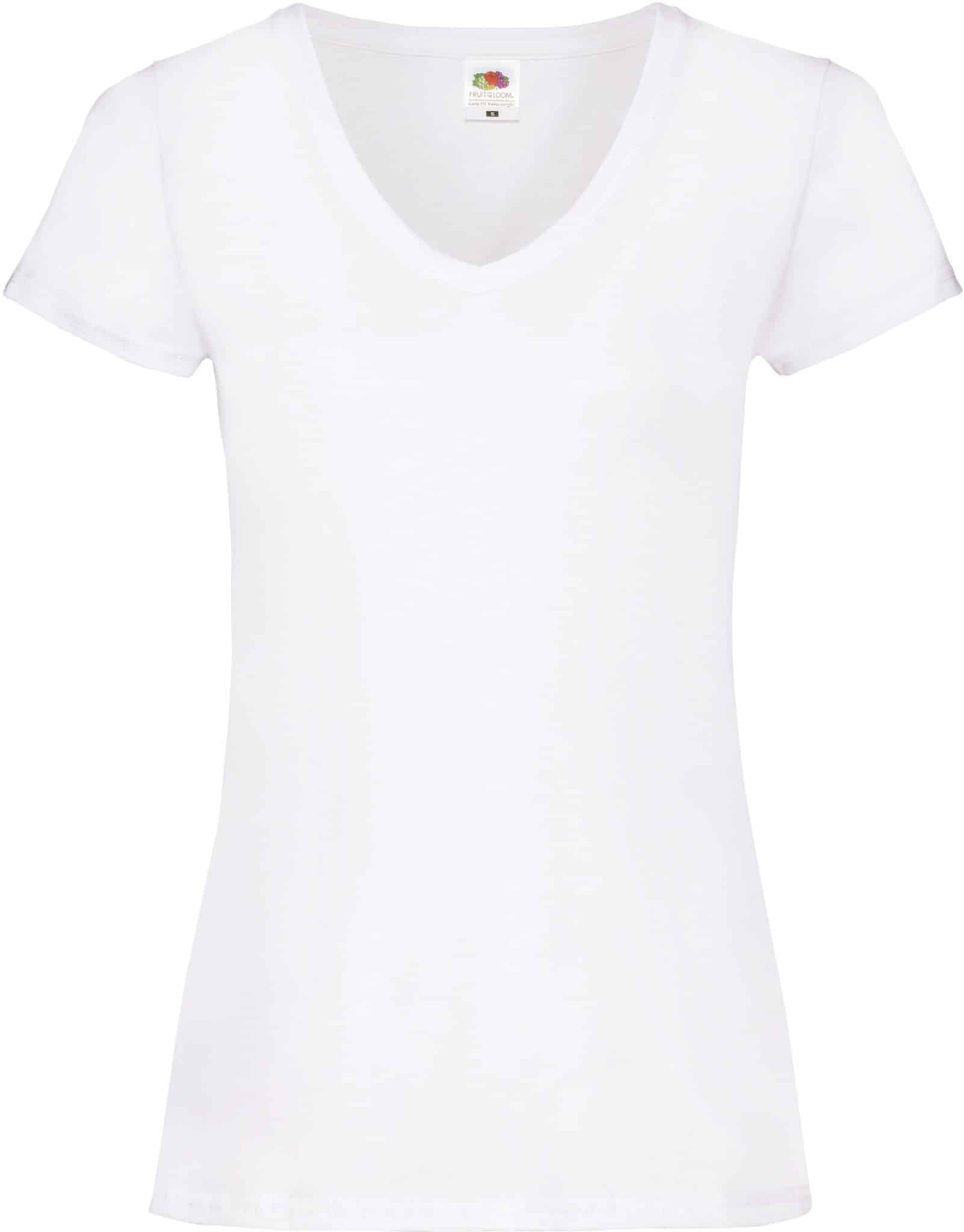 Miniature 6 pour T-shirt femme col v Valueweight (61-398-0)