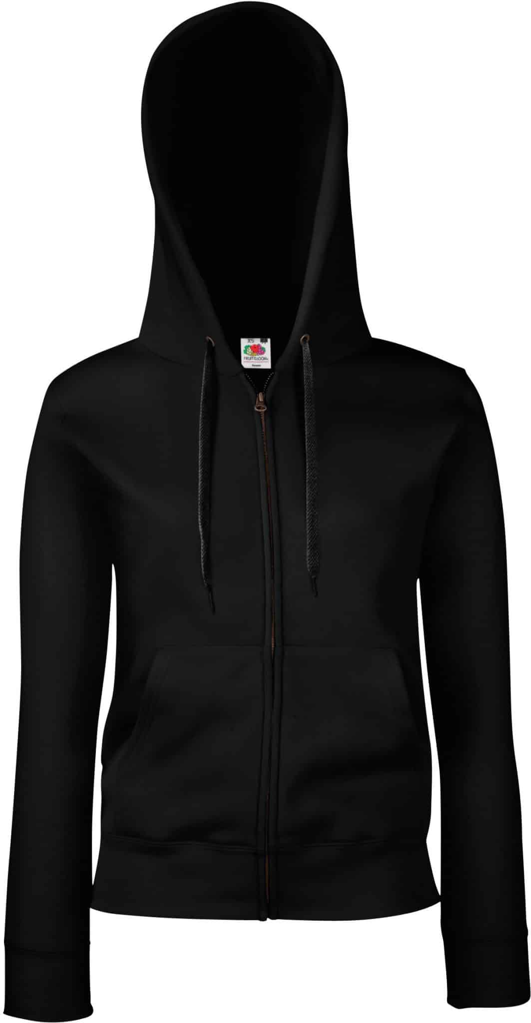 Miniature 3 pour Sweat-shirt femme zippé capuche Premium (62-118-0)