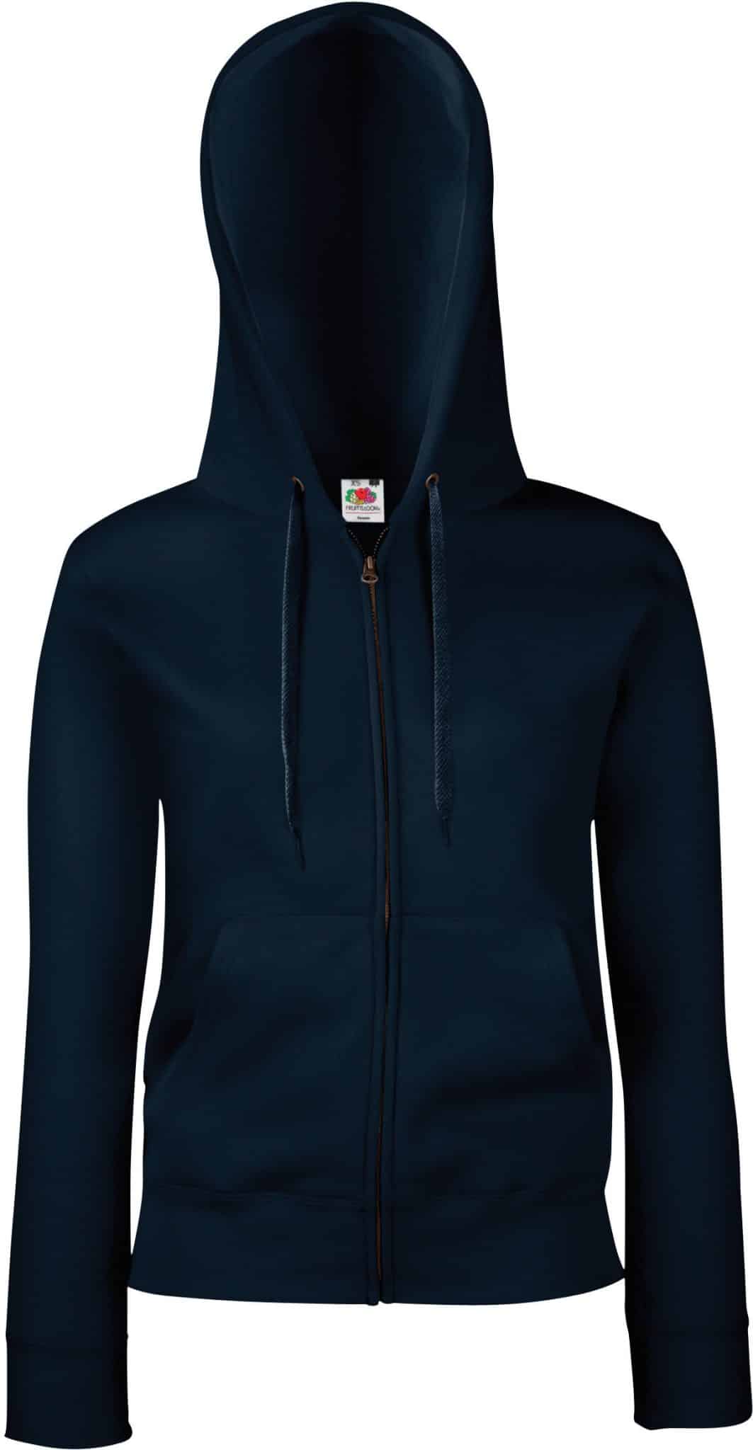 Miniature 4 pour Sweat-shirt femme zippé capuche Premium (62-118-0)