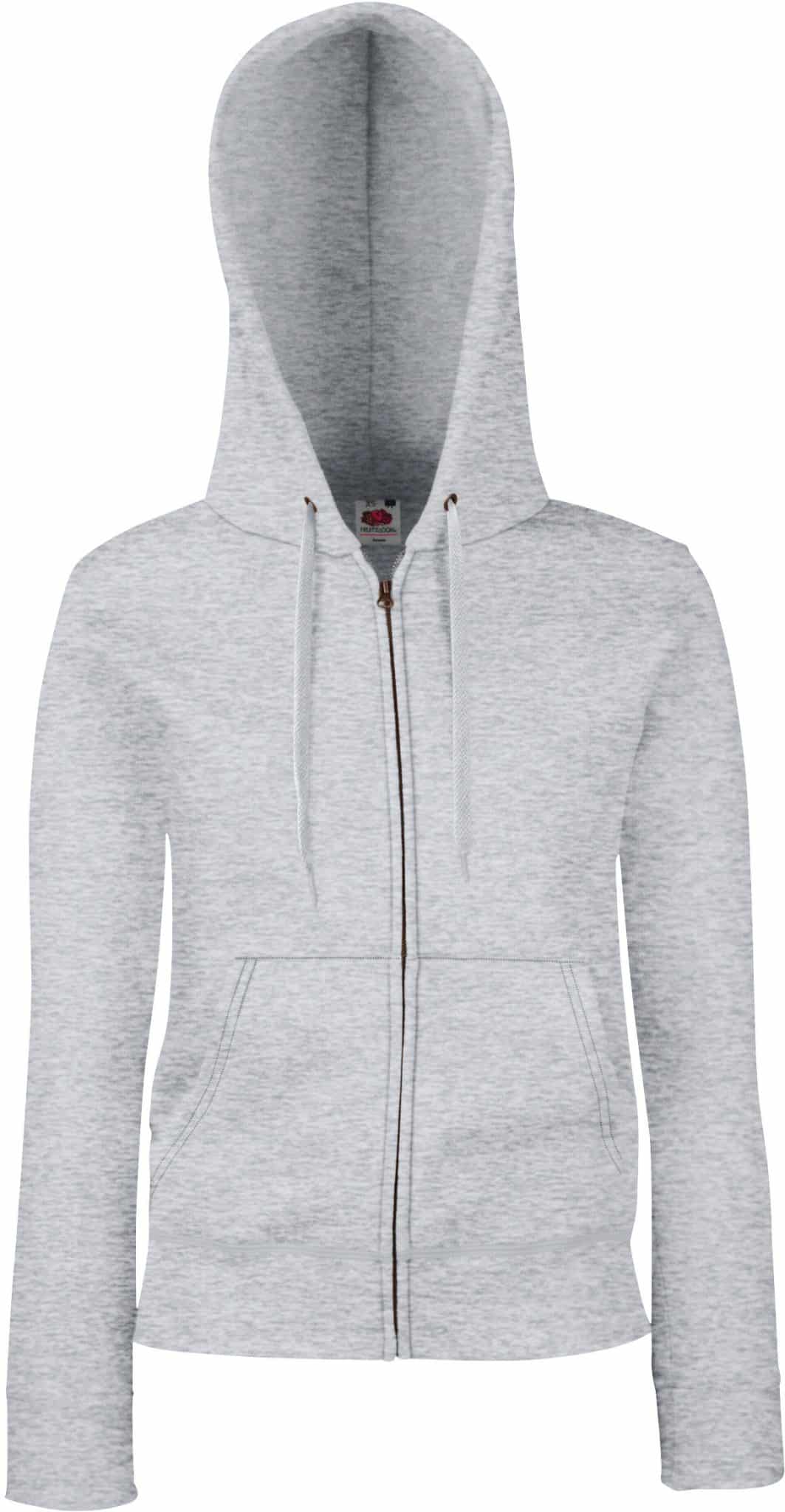 Miniature 5 pour Sweat-shirt femme zippé capuche Premium (62-118-0)