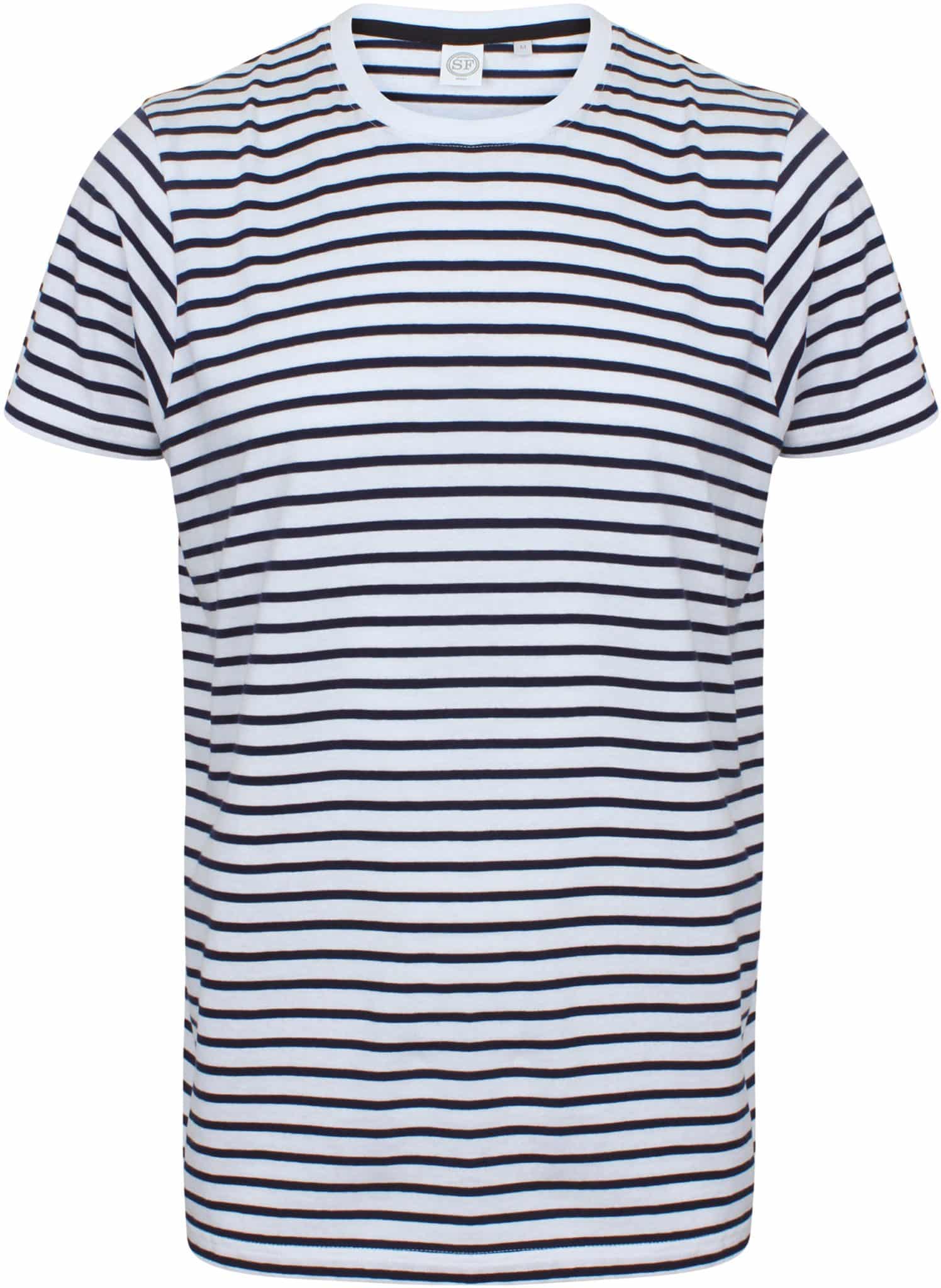 Miniature 2 pour T-shirt Rayé unisexe