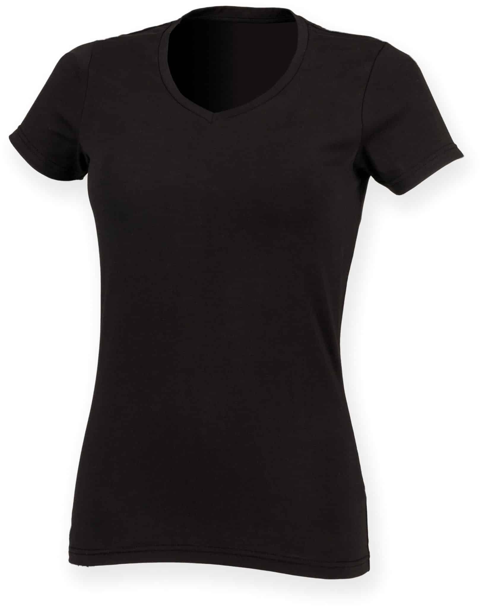 Miniature 3 pour T-shirt femme col v Feel Good