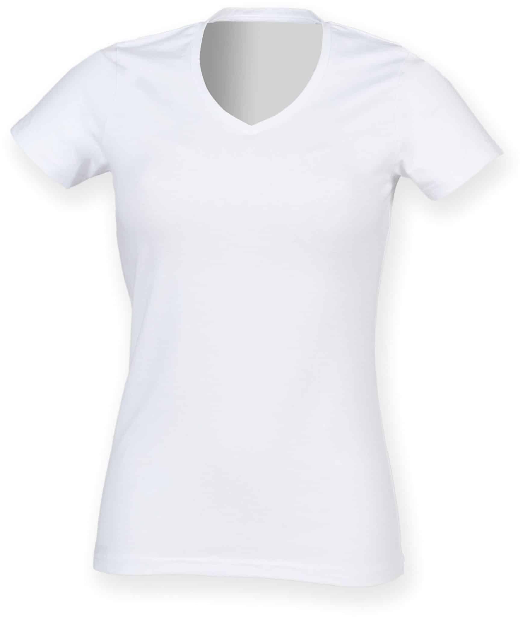 Miniature 4 pour T-shirt femme col v Feel Good
