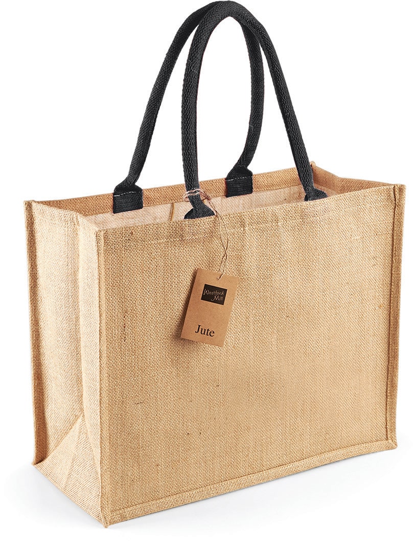 Miniature 4 pour Sac shopping classique en jute