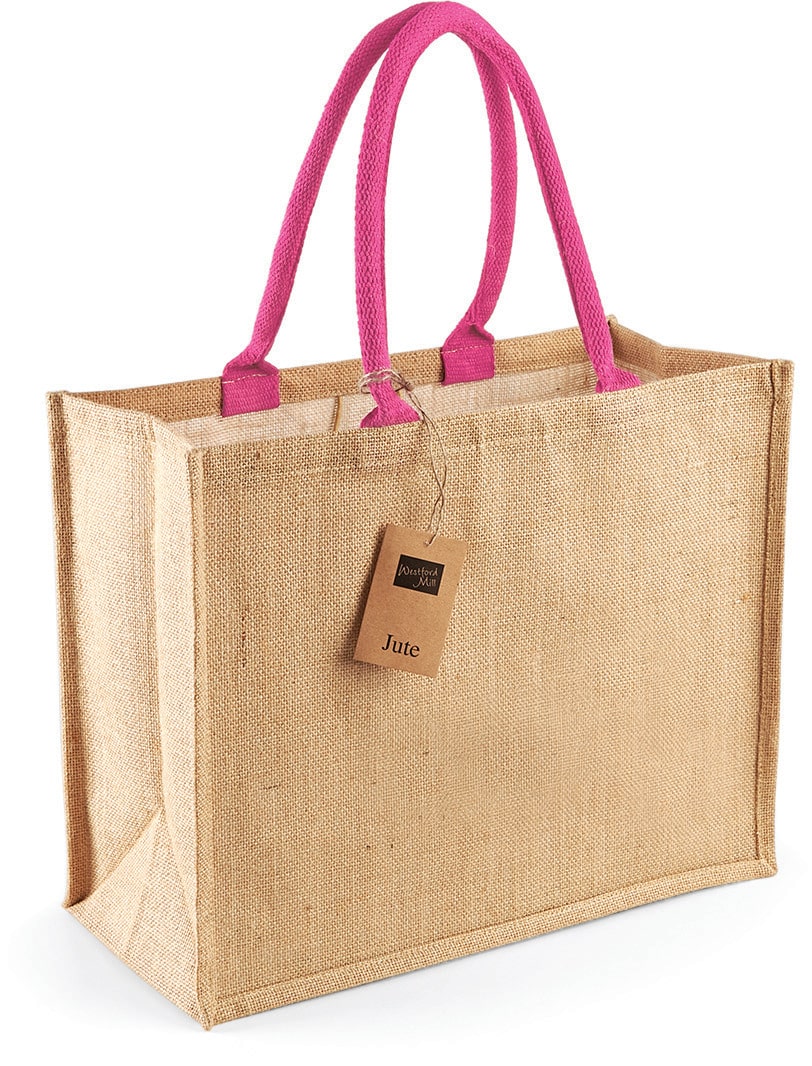 Miniature 5 pour Sac shopping classique en jute