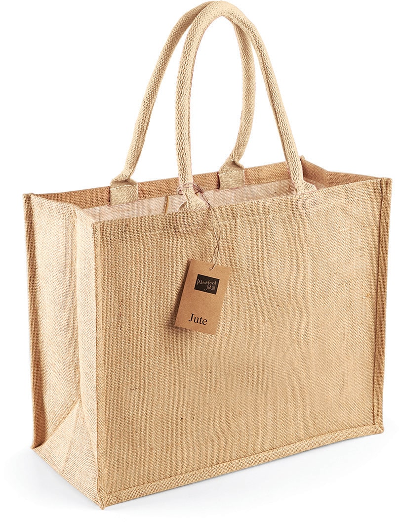 Miniature 3 pour Sac shopping classique en jute