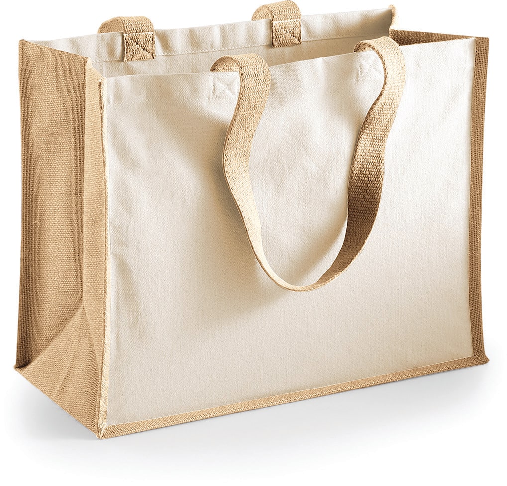 Miniature 6 pour Sac cabas classique en jute