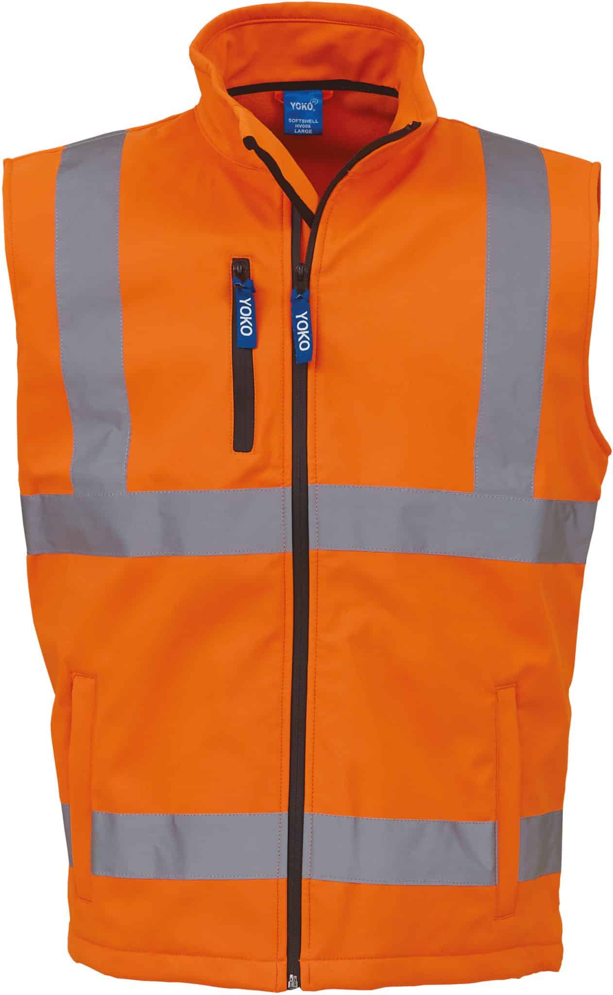 Miniature 4 pour Bodywarmer softshell haute visibilité