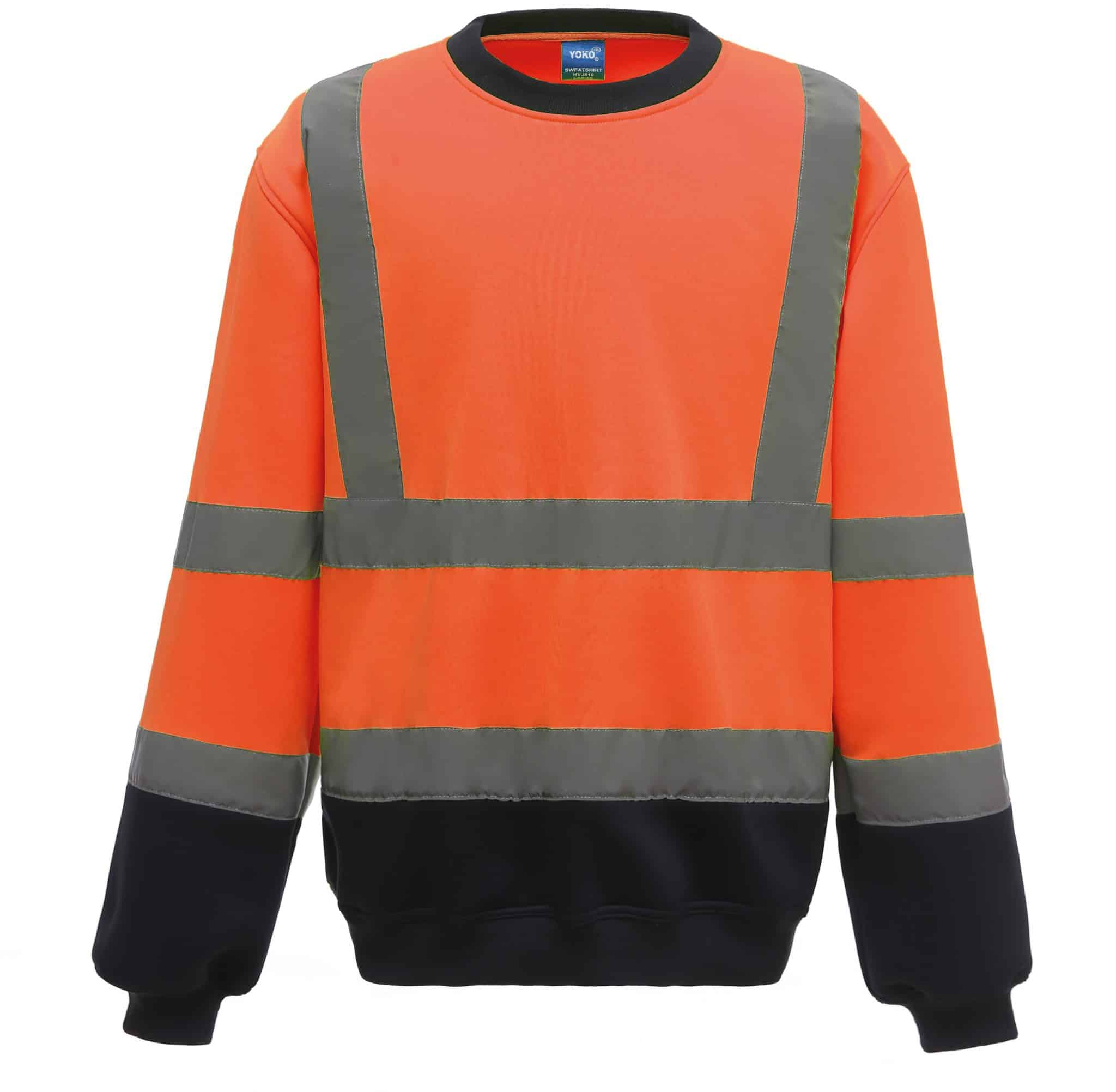 Miniature 10 pour Sweat-shirt haute visibilité col rond