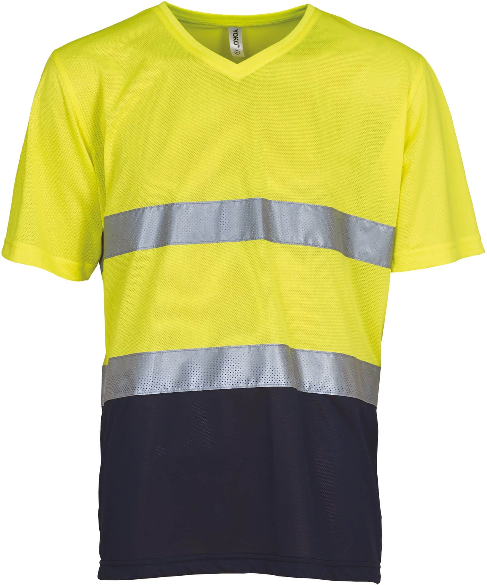 Miniature 9 pour T-shirt col V haute visibilité Top Cool