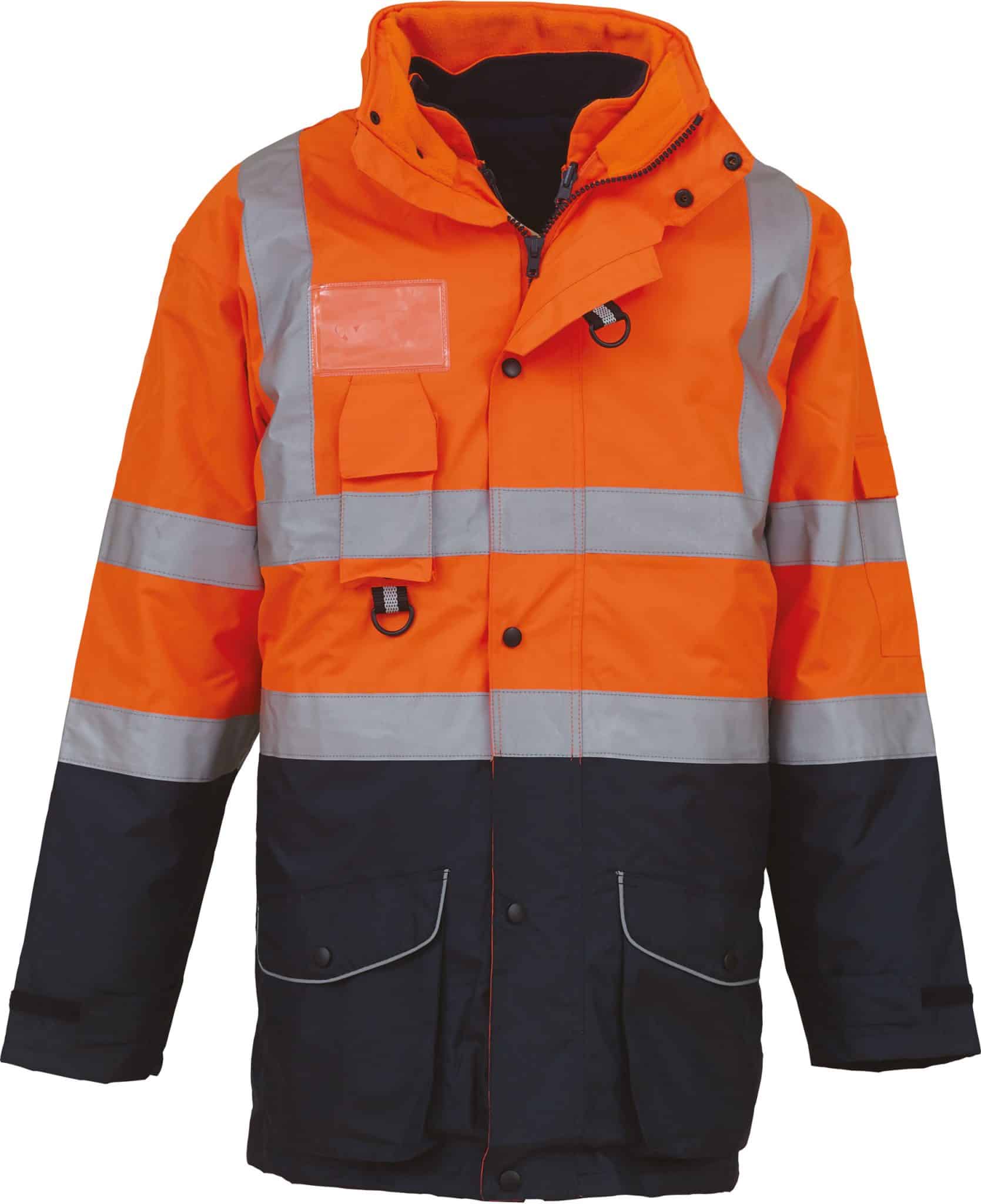 Miniature 8 pour Parka de sécurité haute visibilité 7 en 1