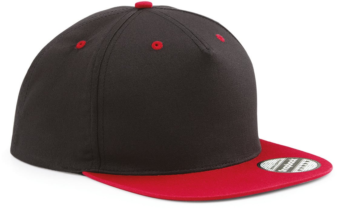 Miniature 1 pour Casquette Snapback contrastée - 5 panneaux