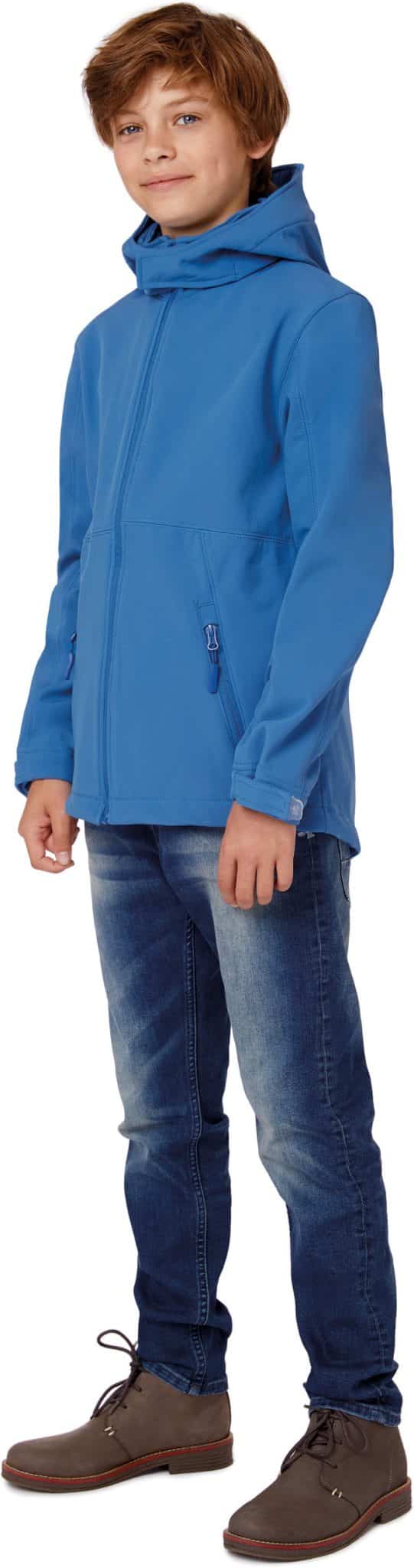 Miniature 1 pour Veste softshell capuche enfant