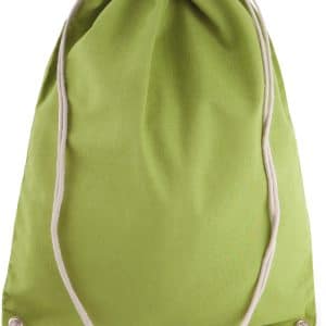Visuel Sac à dos en coton avec cordelettes
