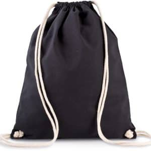Visuel Sac à dos en coton bio avec cordelettes
